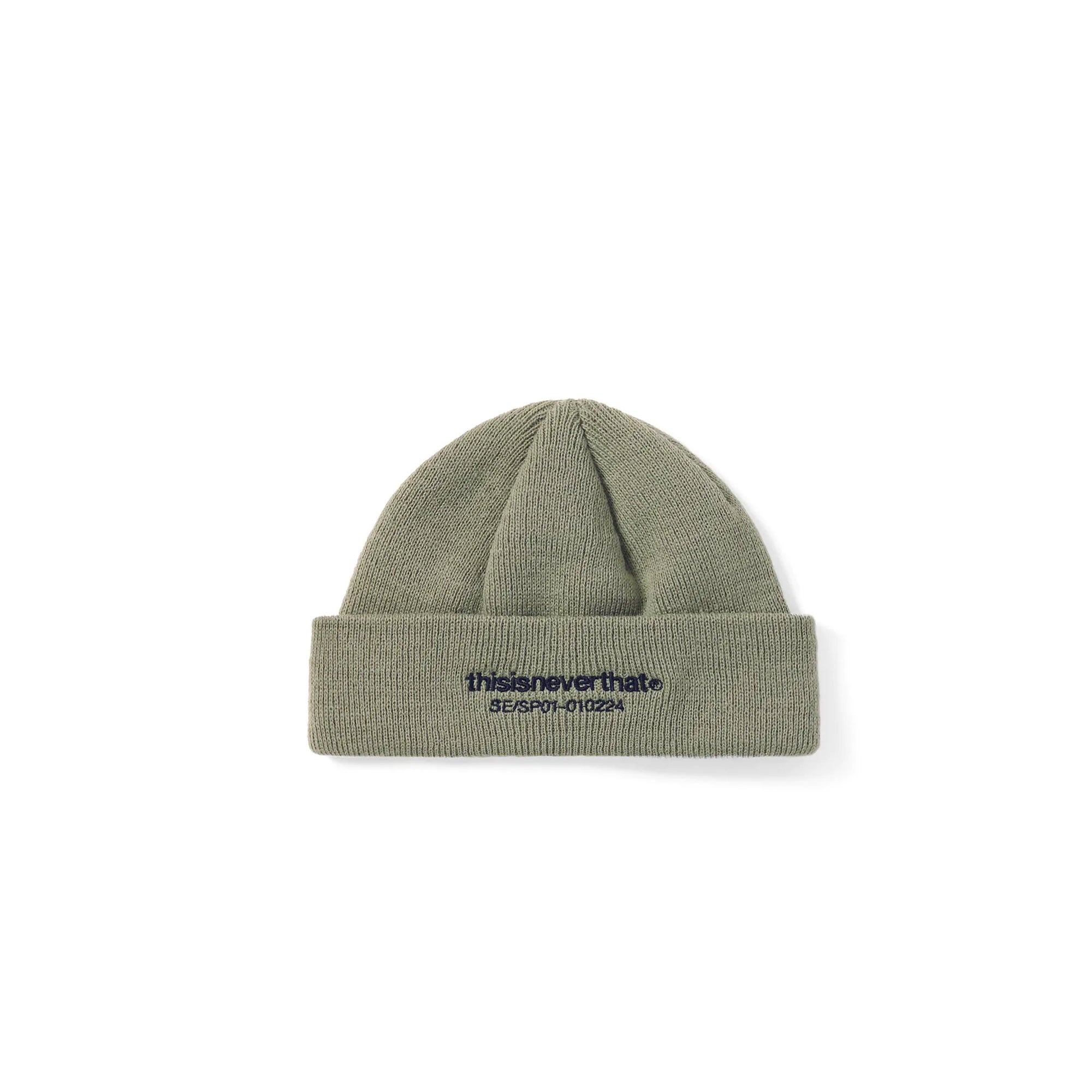 Thisisneverthat Mens T-Logo Short Beanie – Extra Butter