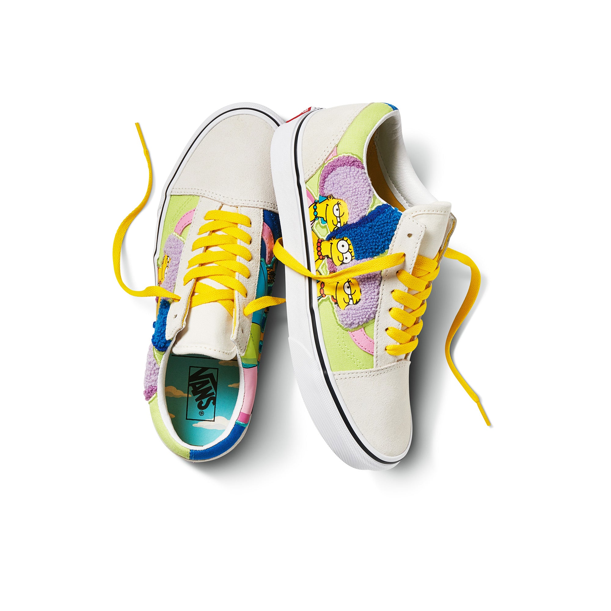 The simpsons x vans the bouviers old skool shoes Clearance
