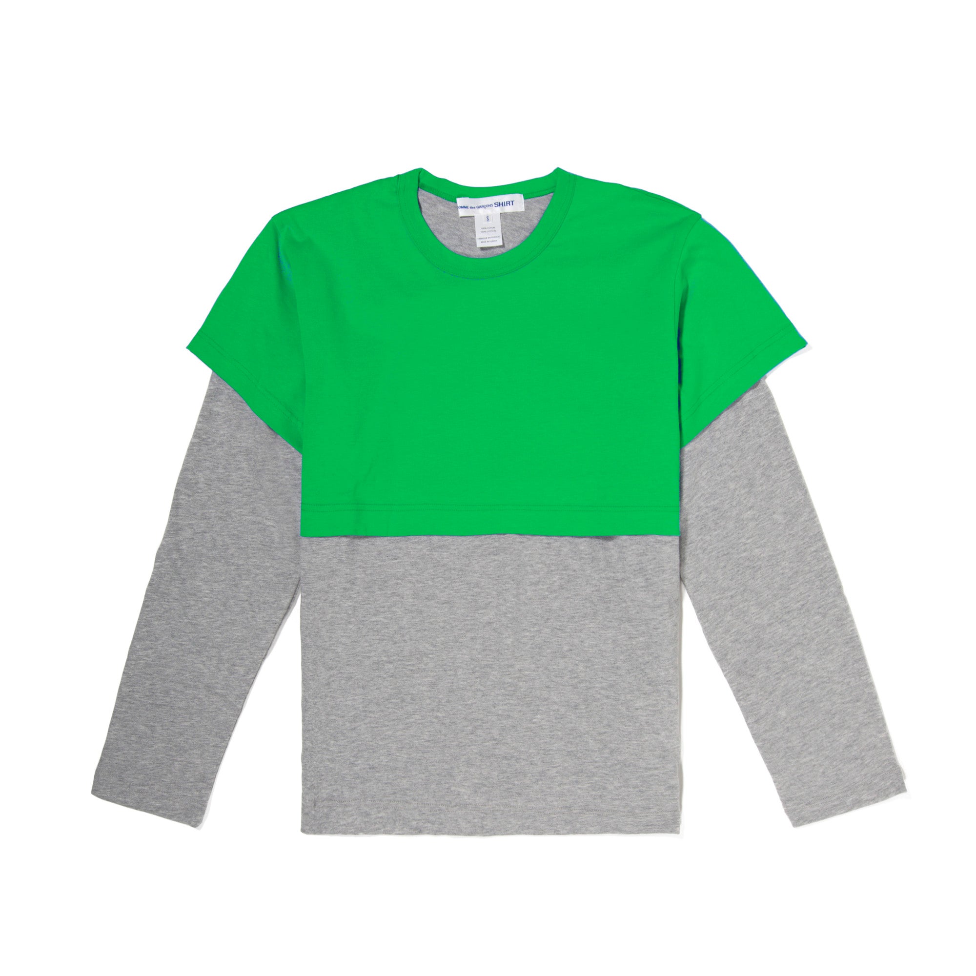 Comme des Garcons SHIRT Mens Layered Long Sleeve Tee – Extra Butter