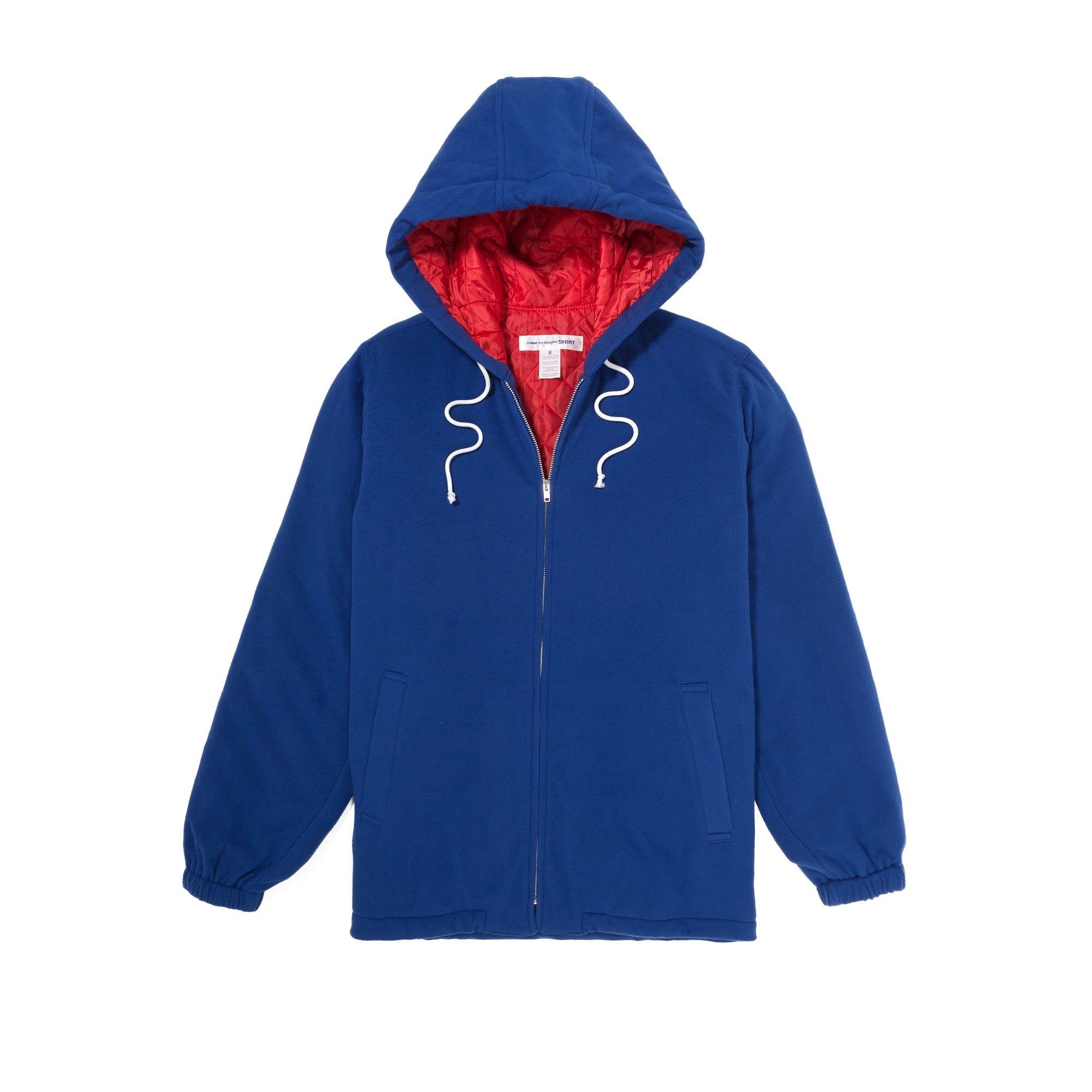 Comme des Garcons SHIRT Mens Fleece Zip Hoodie – Extra Butter