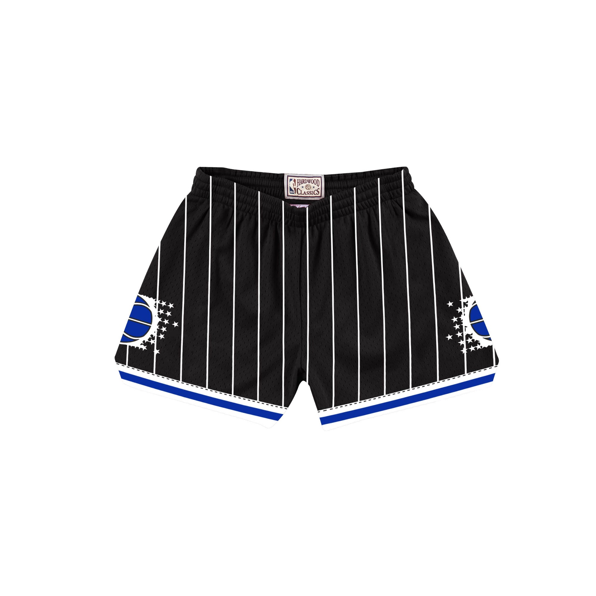 Youth Mitchell & Ness Black Orlando Magic Hardwood Classics Swingman Shorts