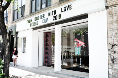 “From Butter, With Love” World Cup Capsule - In-Store Display