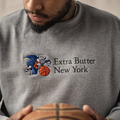 New York Knicks Nothing But Net Graphic Crew Sweatshirt - Mens