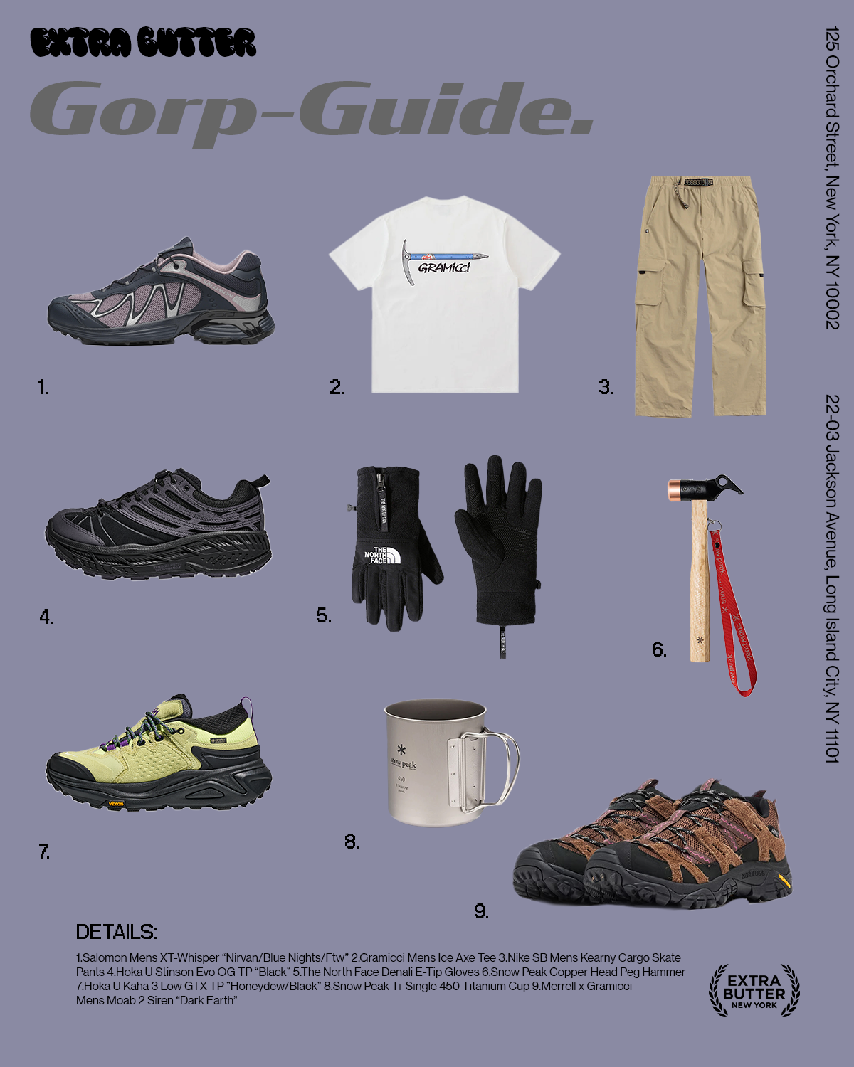 EXTRA BUTTER'S GORP-GUIDE