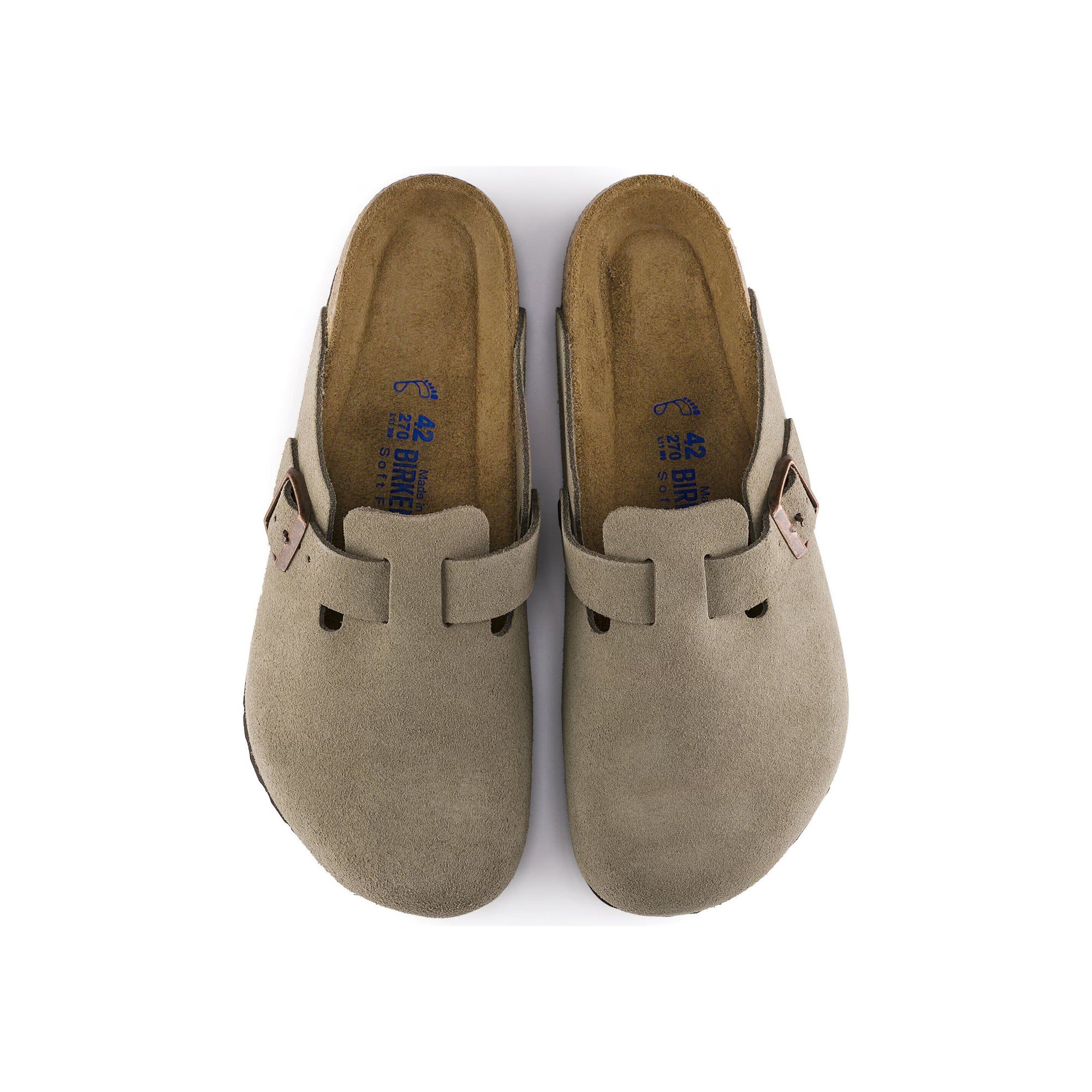 Birkenstock Mens Boston Soft Footbed Slippers (Narrow) – Extra Butter
