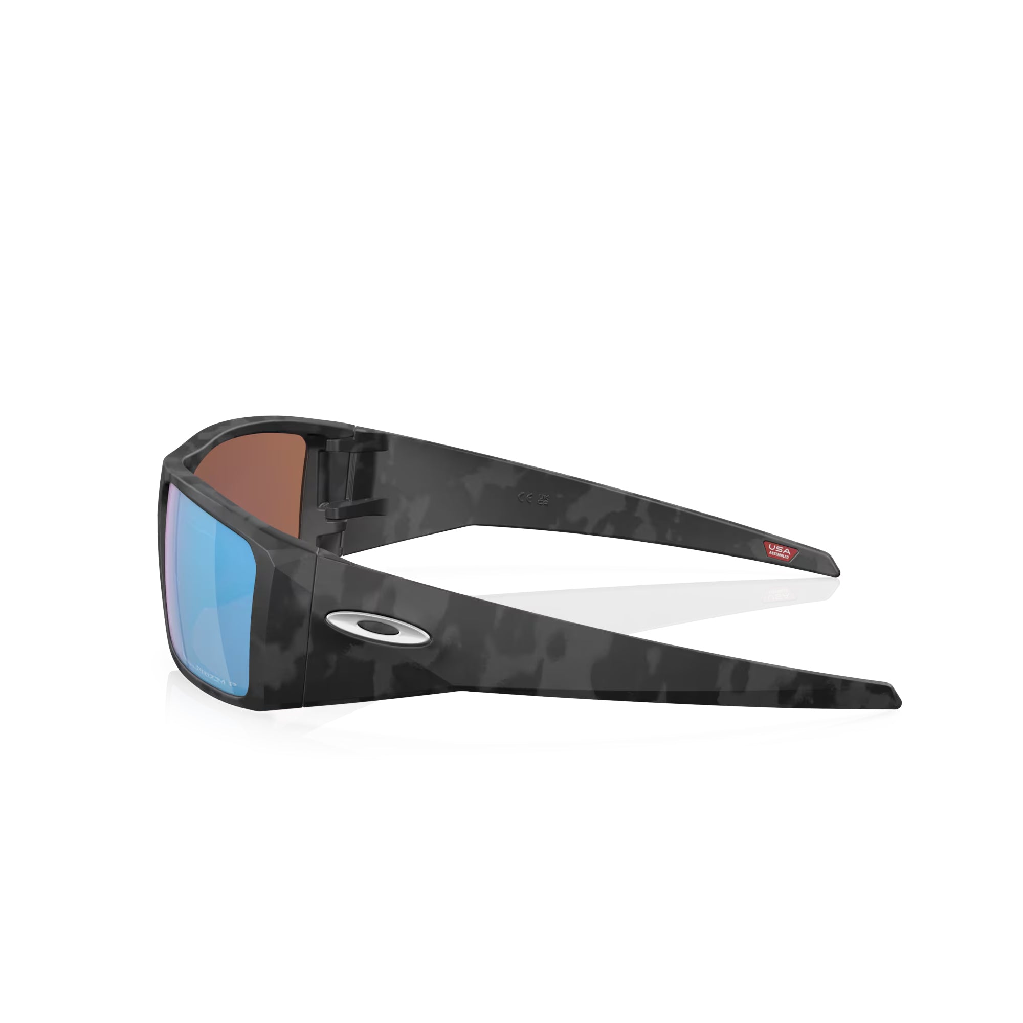 Oakley Heliostat Matte Black Camo W/ Prizm Deep Water Sunglasses