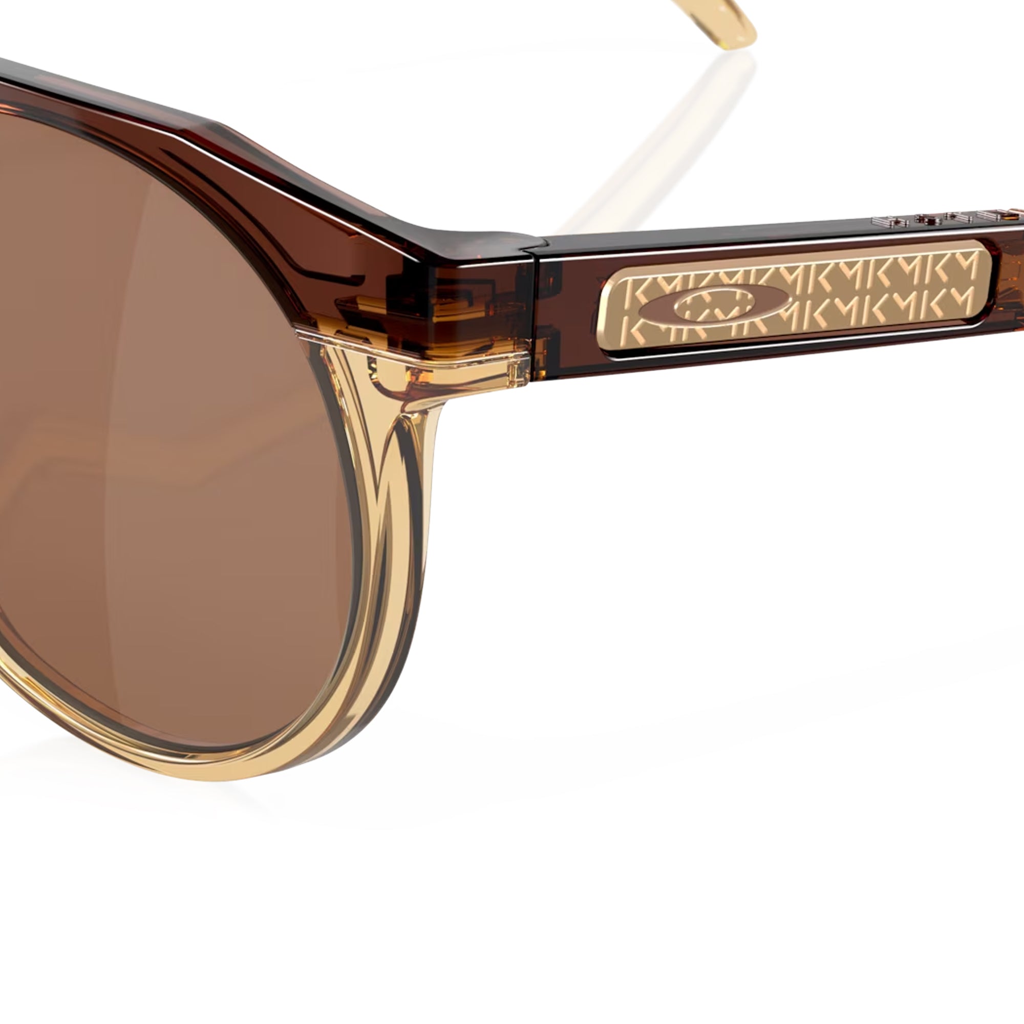 Oakley Kylian Mbappé HSTN Dark Amber Light Curry W/ Prizm Tungsten Sunglasses