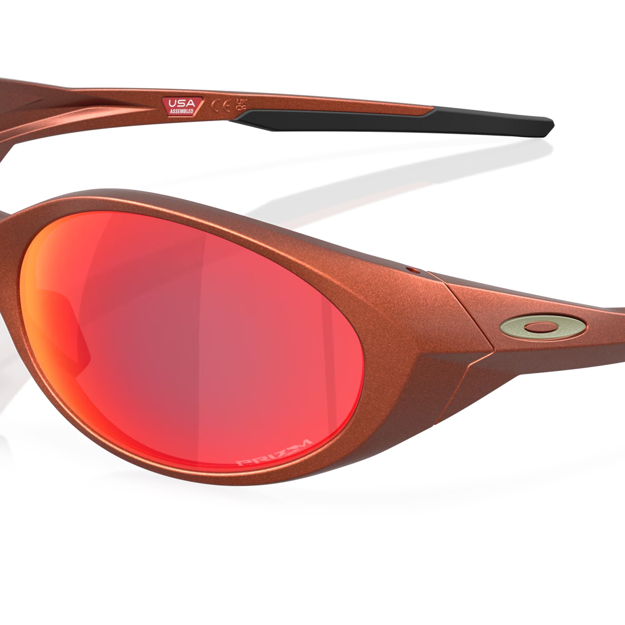 Oakley EyeJacket Redux Fire Orange W/ Prizm Trail Tor Sunglasses