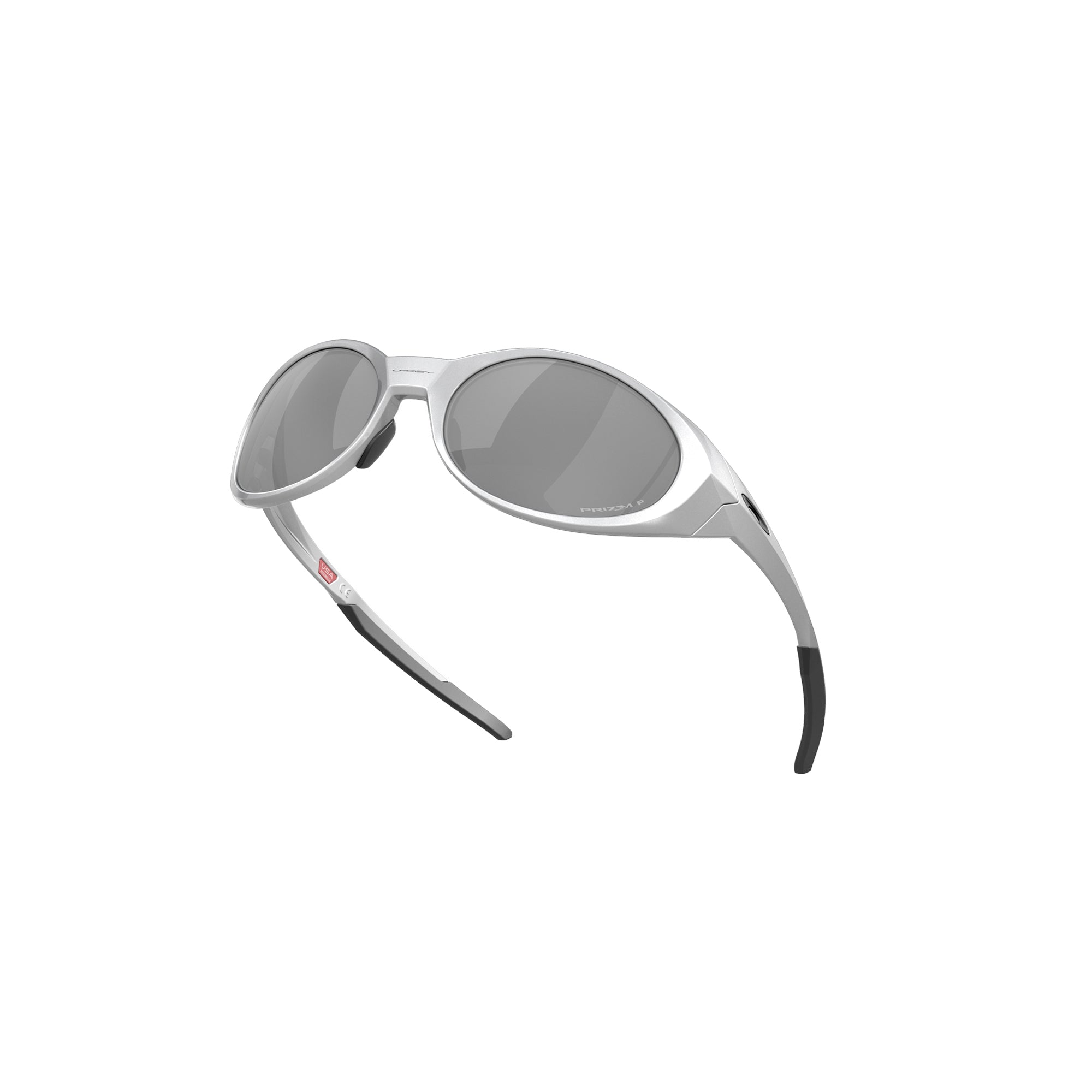 Oakley Eyejacket Redux Silver w/ Prizm Black Polarized Sunglasses