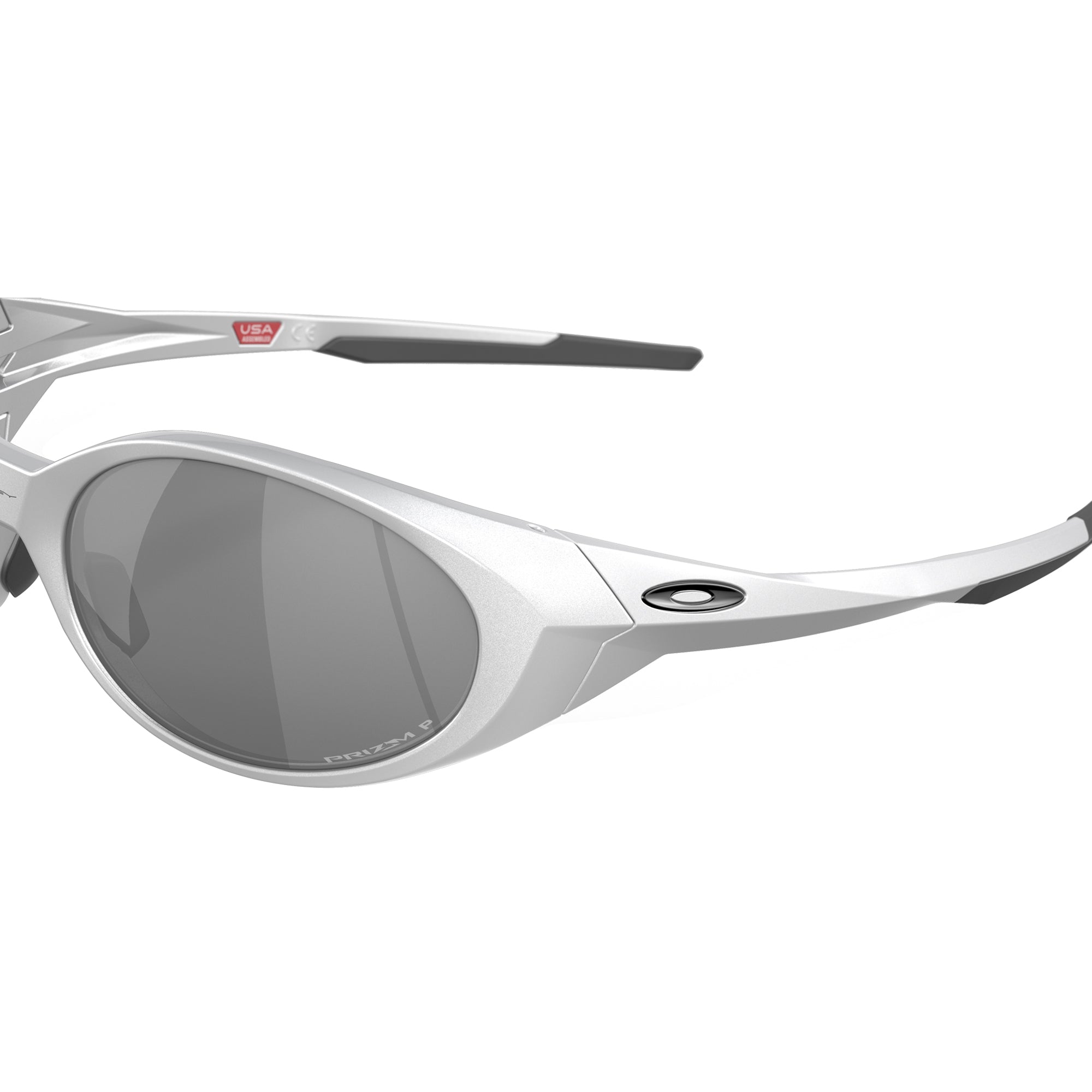 Oakley Eyejacket Redux Silver w/ Prizm Black Polarized Sunglasses