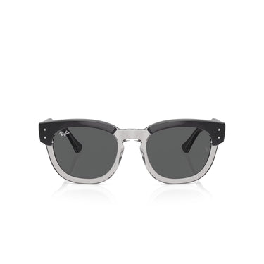 Ray-Ban Mega Hawkeye Dark Gray on Transparent W/ Dark Grey Sunglasses