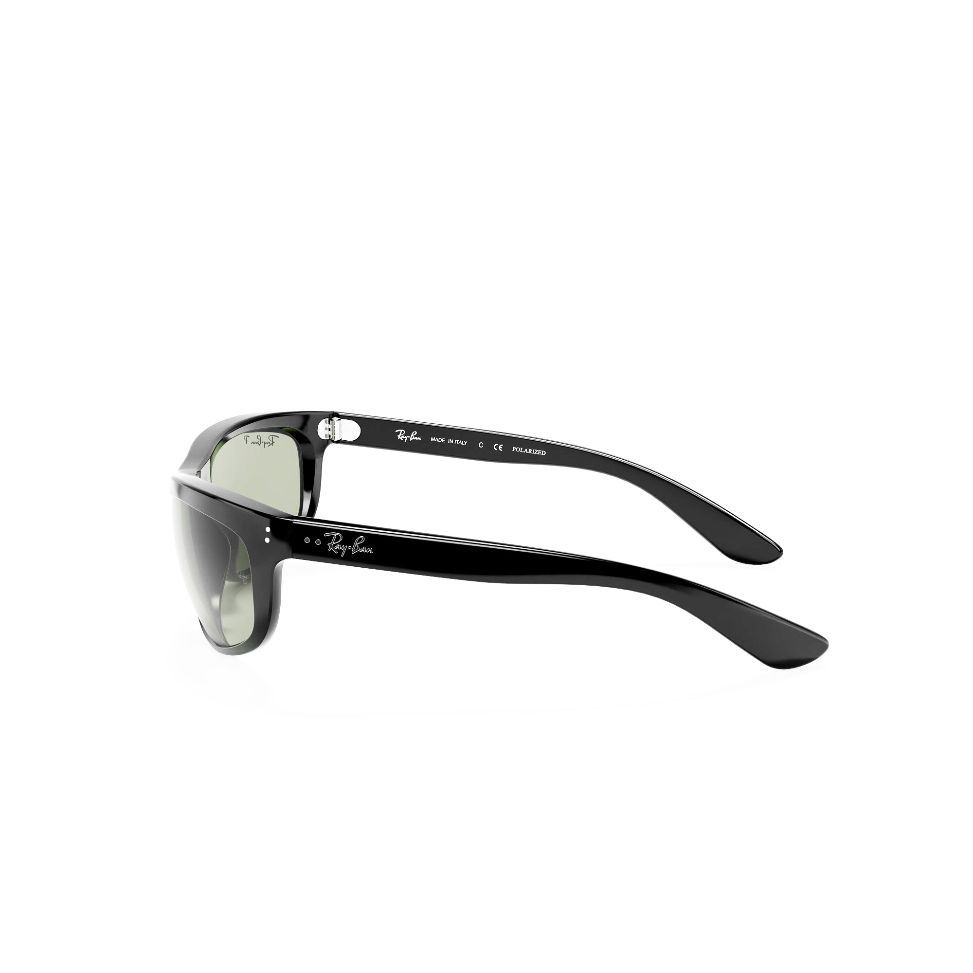 Ray-Ban Mega Balorama Black W/ Green Mirror Silver Sunglasses