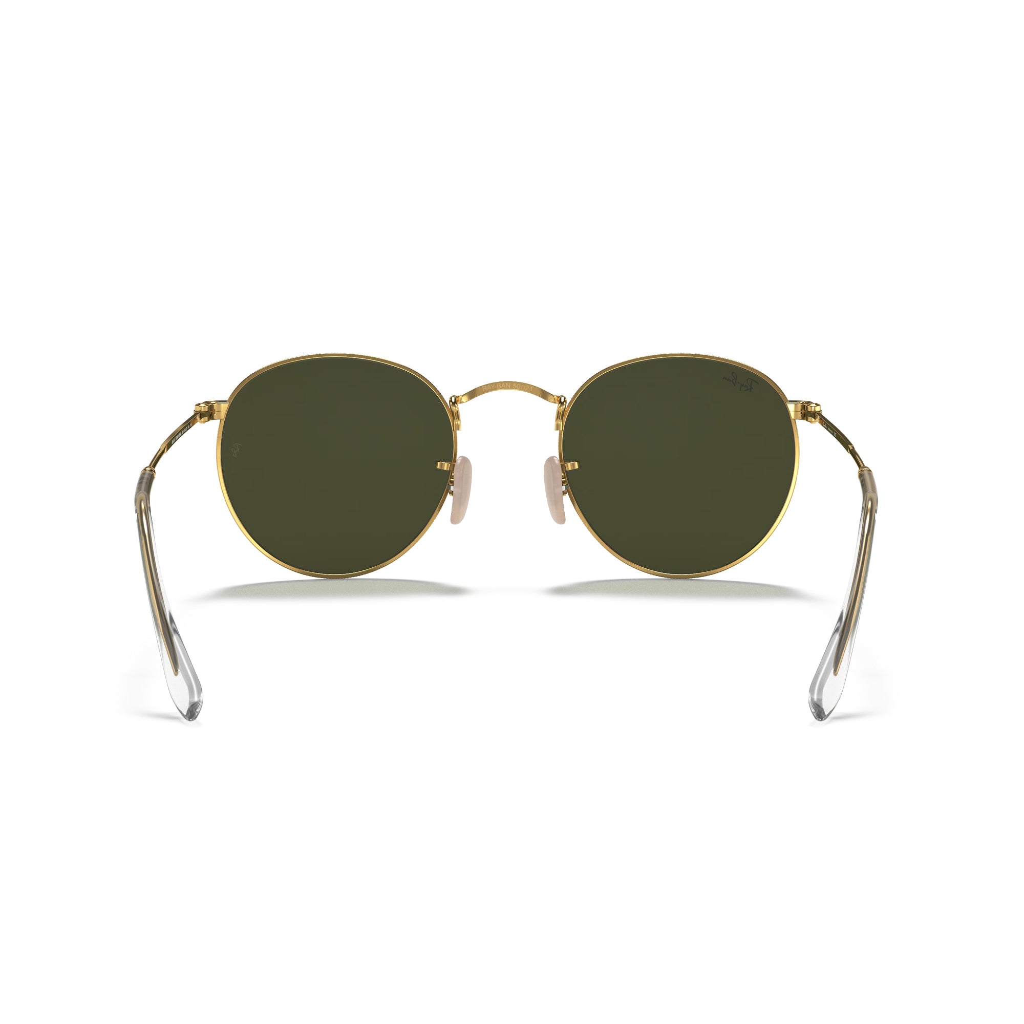 RAY-BAN Round Metal Arista W/ G-15 Green Sunglasses