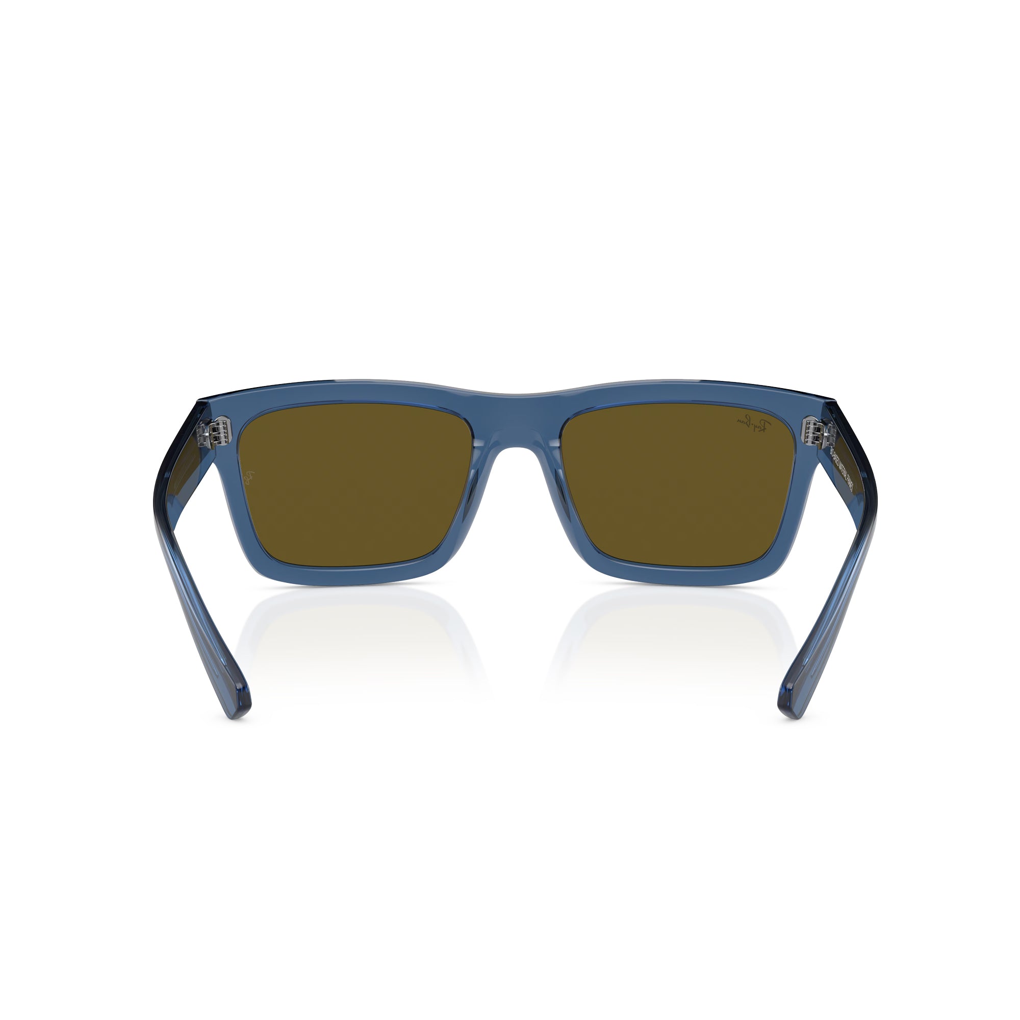 RAY-BAN Warren Transparent Dark Blue W/ Dark Brown Sunglasses