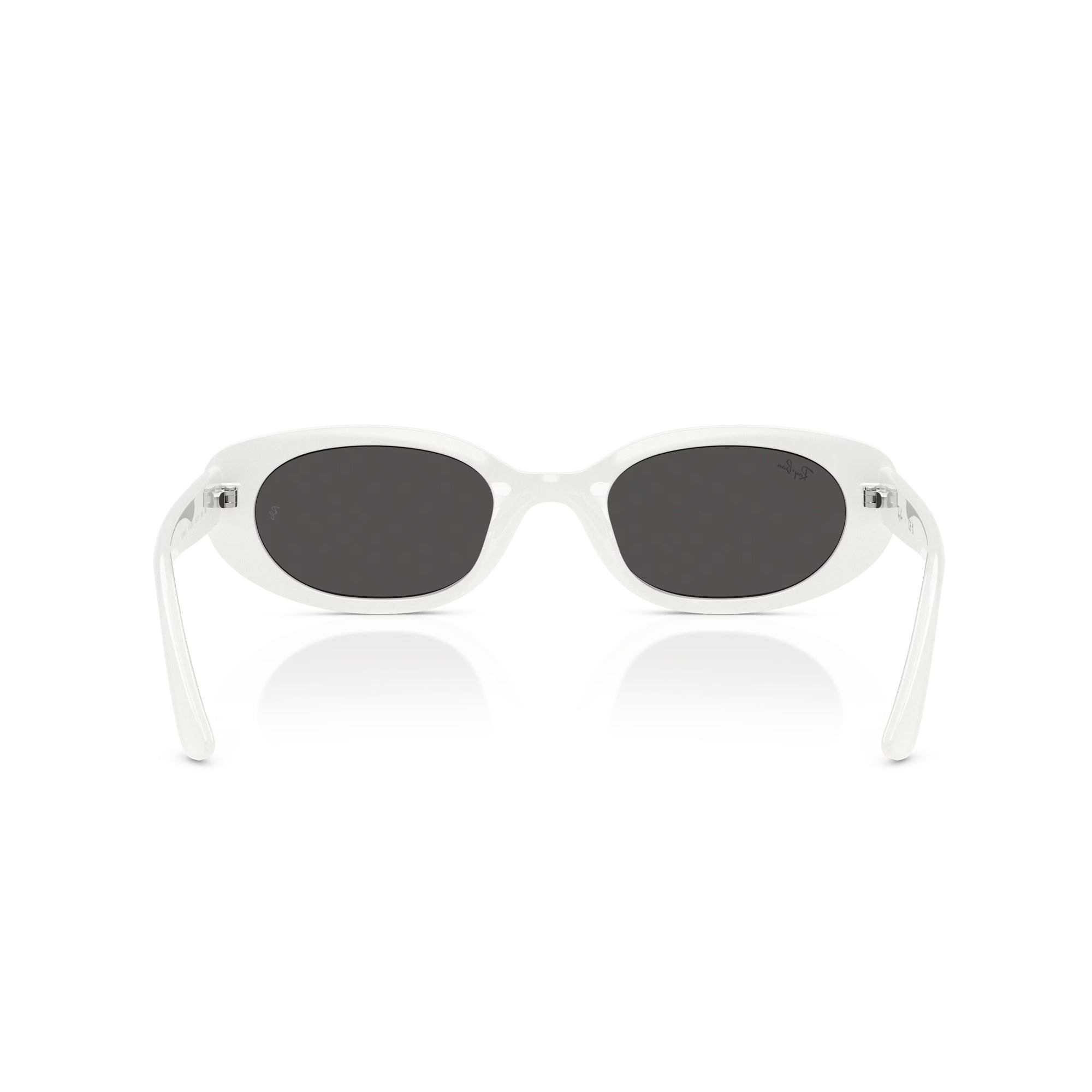 RAY-BAN RB4441D Polished White W/ Dark Grey Sunglasses