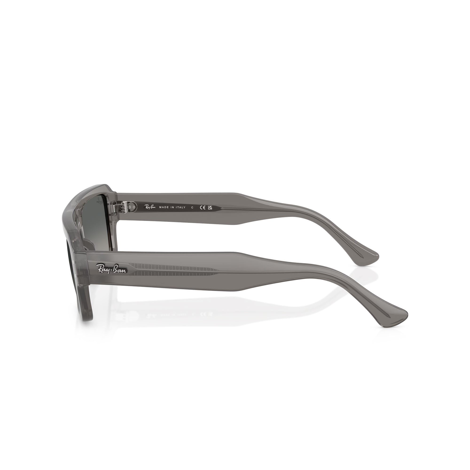 RAY-BAN Lukas Transparent Grey W/ Gradient Grey Sunglasses