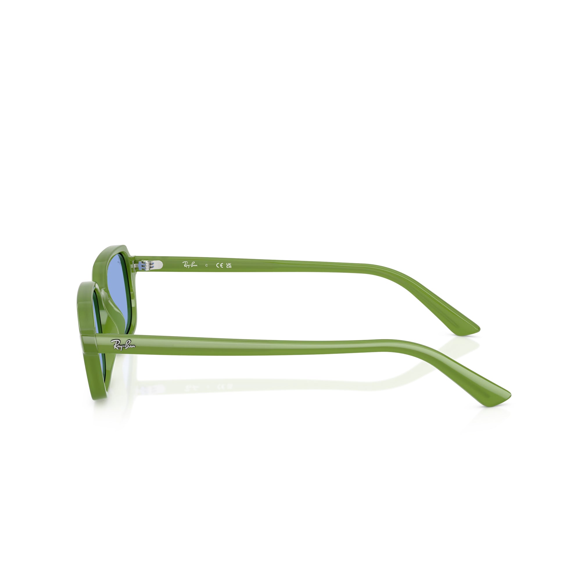 RAY-BAN Zuri Cloudy Jungle Green W/ Blue Sunglasses