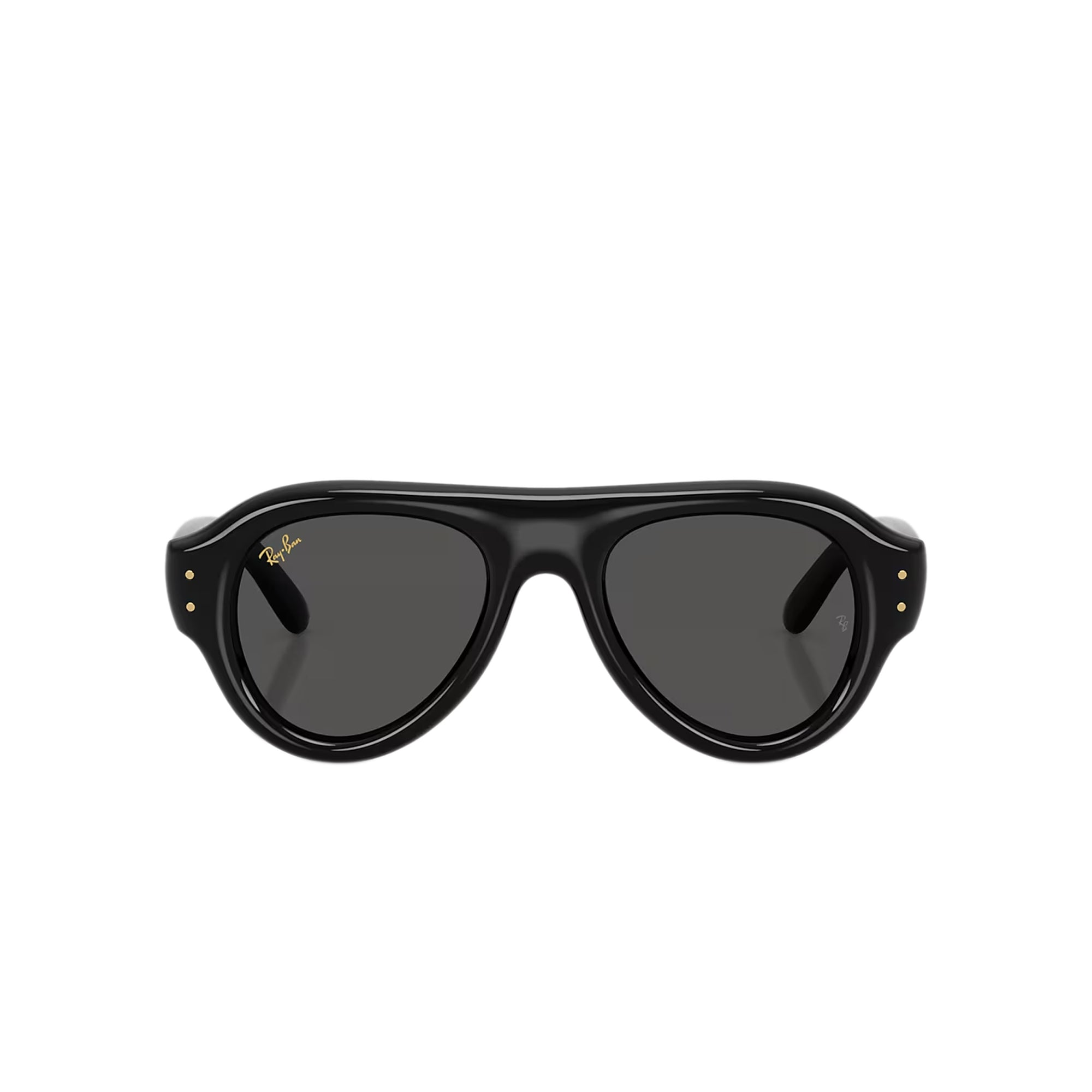 Ray-Ban x A$AP Rocky Aviator Puffer Black Frame W/ Dark Grey Lens Sunglasses card image