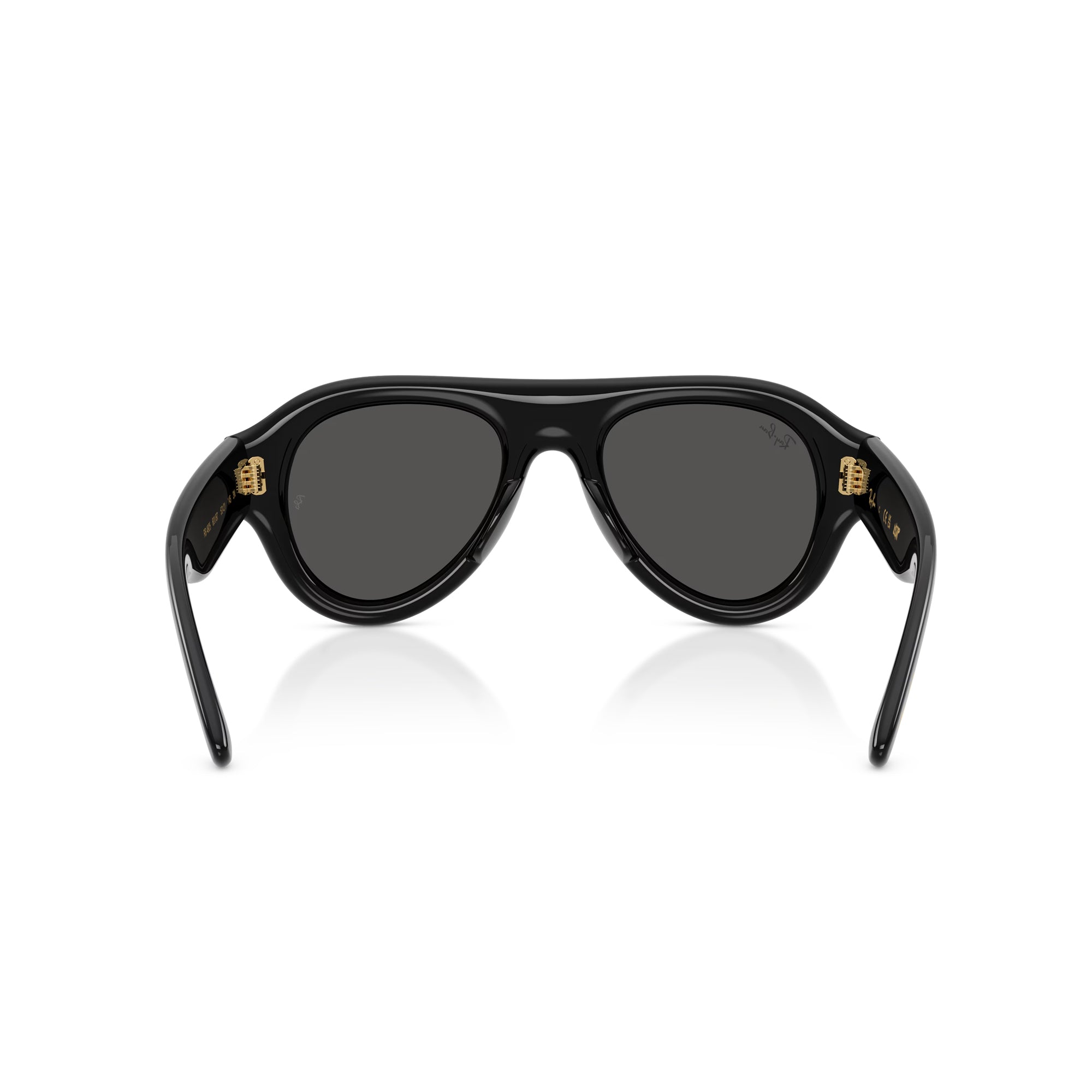 Ray-Ban x A$AP Rocky Aviator Puffer Black Frame W/ Dark Grey Lens Sunglasses