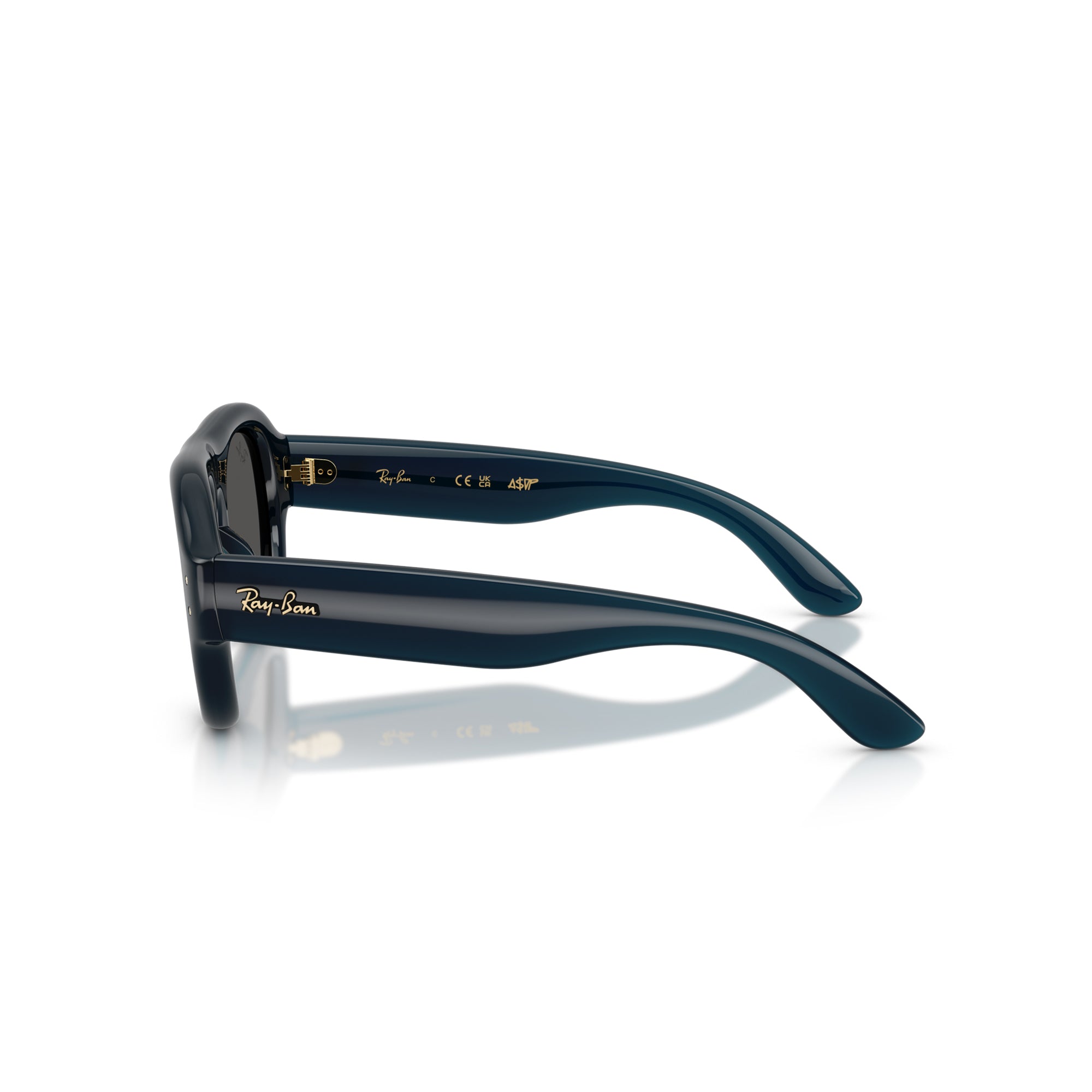 Ray-Ban x A$AP Rocky Aviator Puffer Transparent Blue Frame W/ Dark