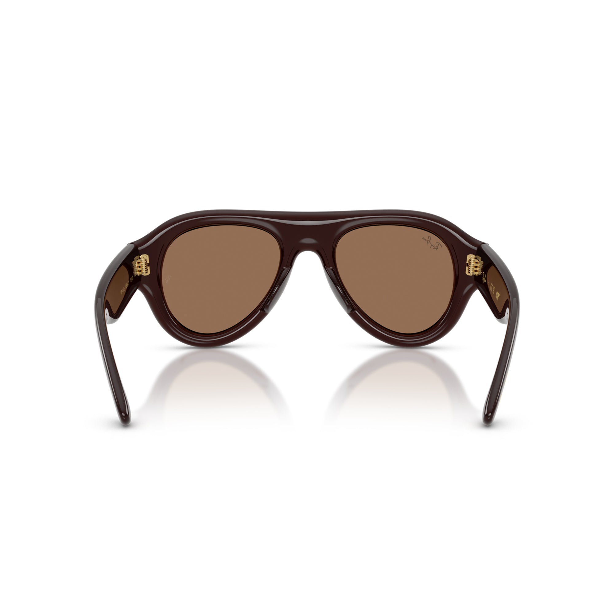 Ray-Ban x A$AP Rocky Aviator Puffer Transparent Brown Frame W/ Brown Lens Sunglasses