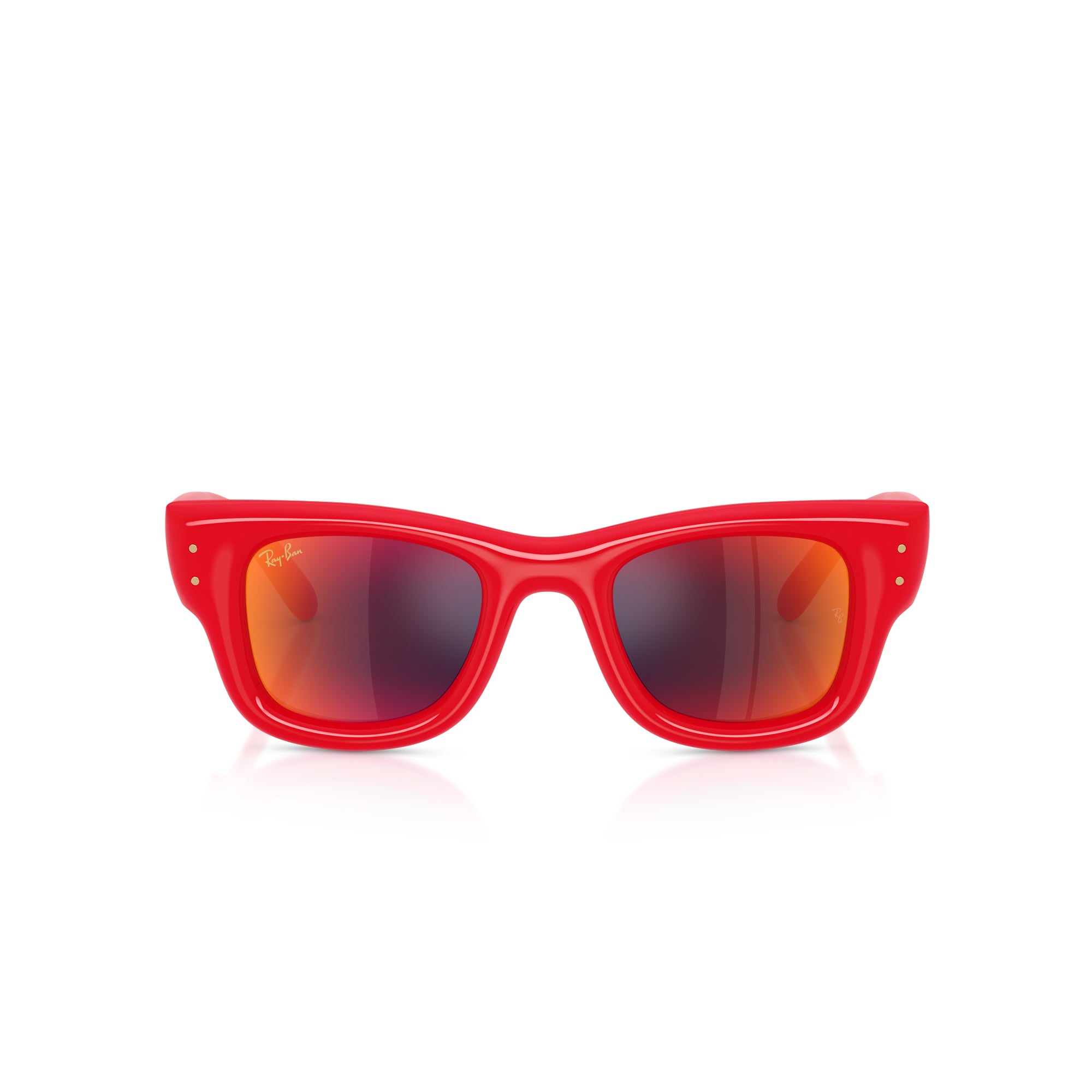 Ray-Ban x A$AP Rocky Wayfarer Puffer Red W/ Brown Mirror Orange Sunglasses
