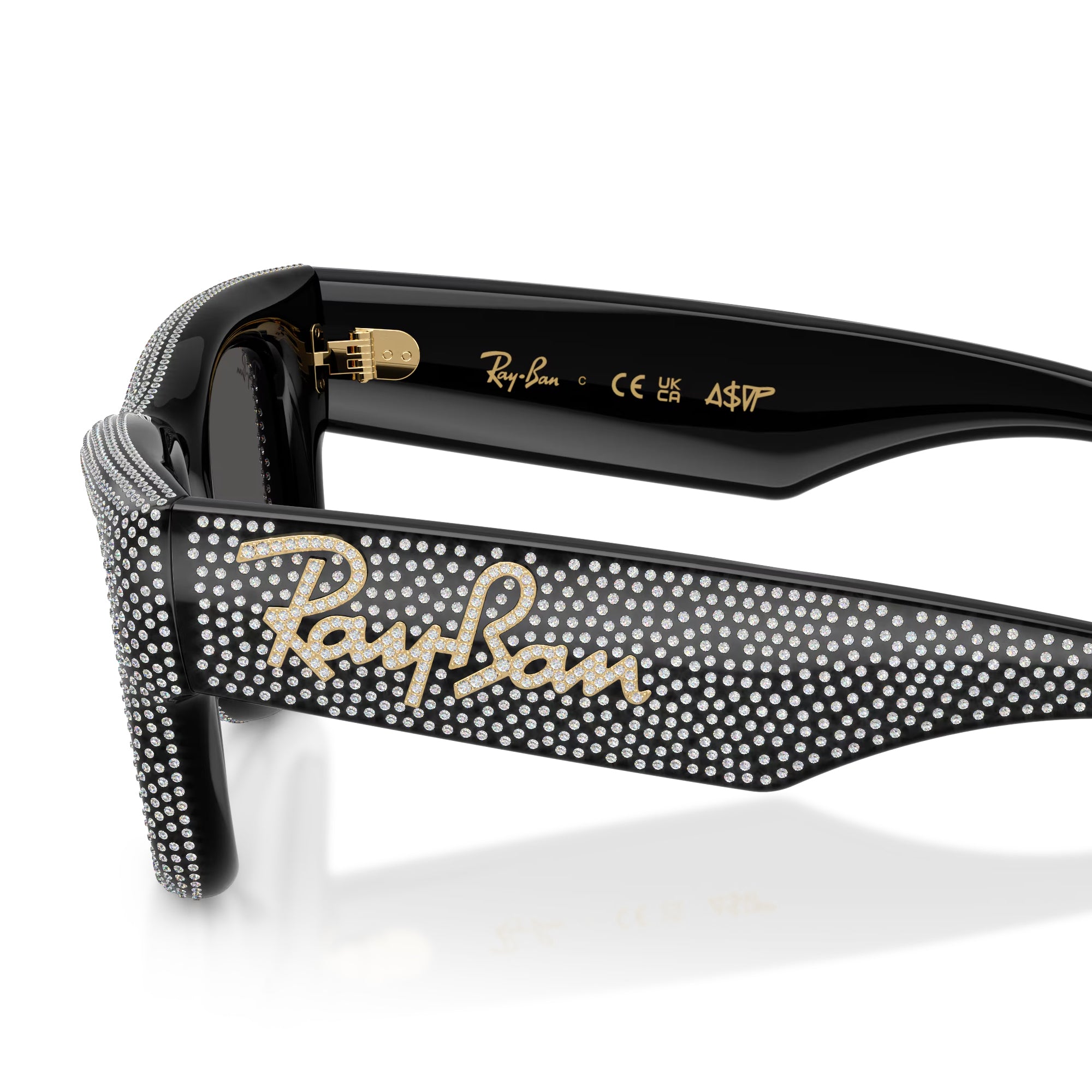 Ray-Ban x A$AP Rocky x Swarovski Wayfarer Puffer Sunglasses