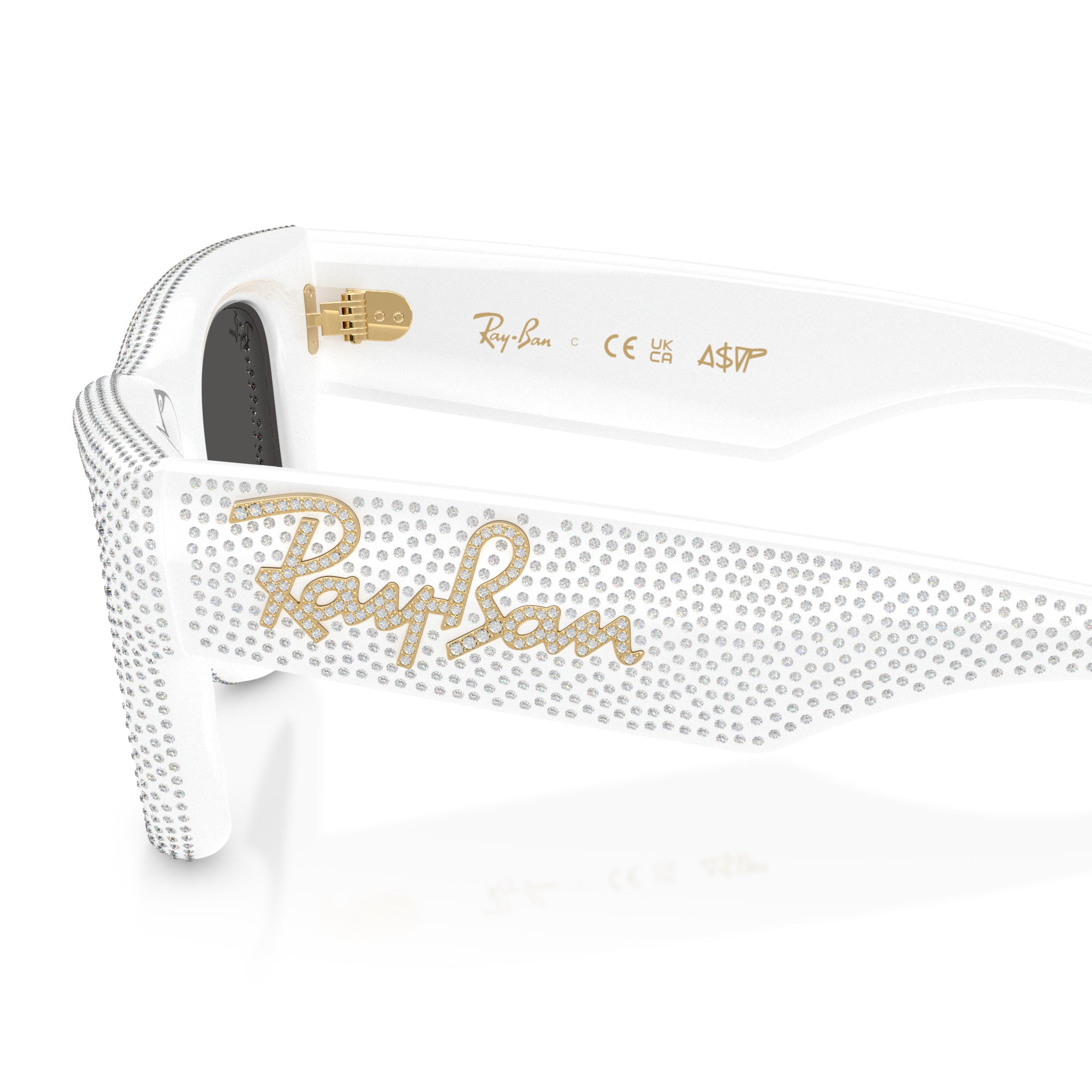 Ray-Ban x A$AP Rocky x Swarovski Wayfarer Puffer Sunglasses