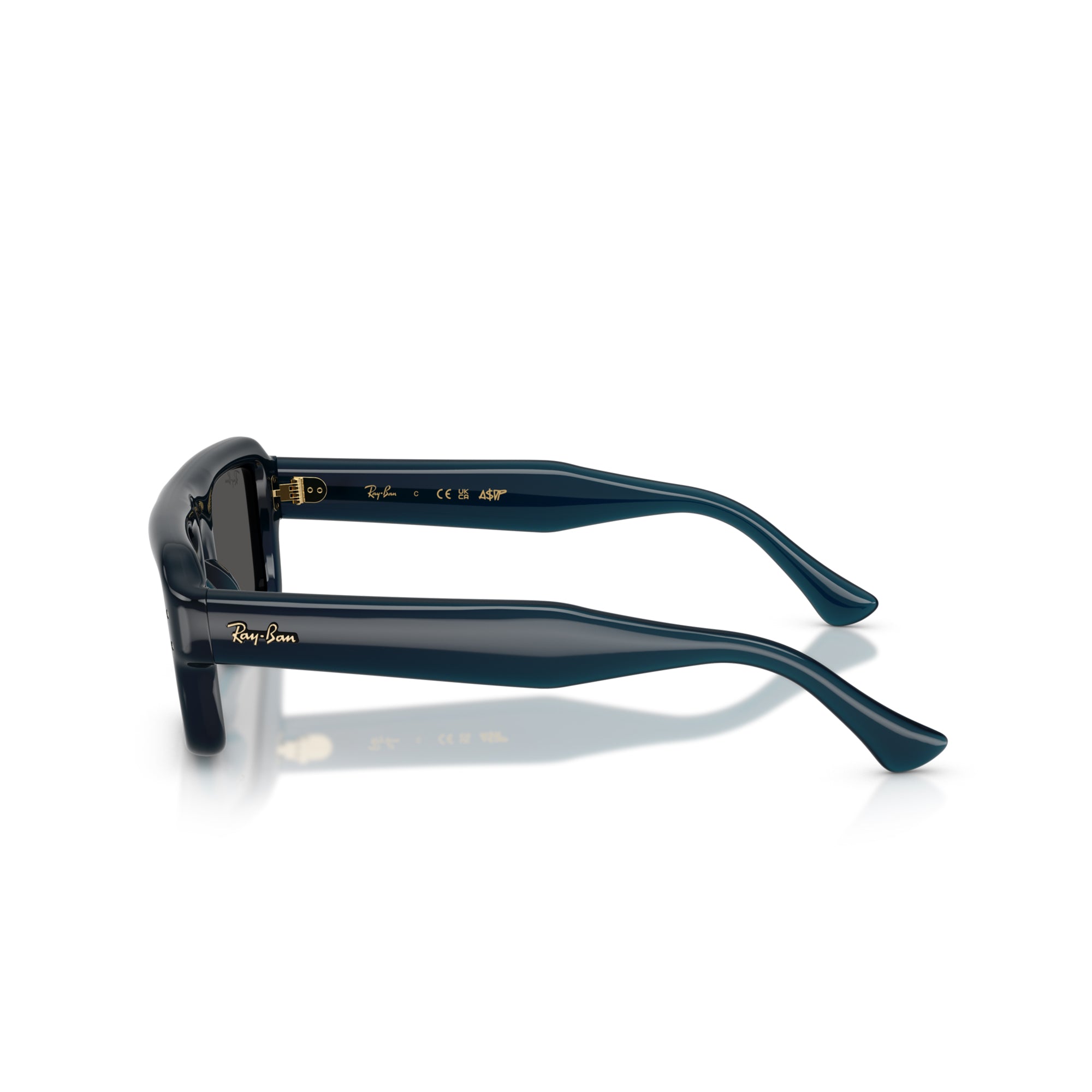Ray-Ban x A$AP Rocky Flacko Puffer Transparent Blue Frame W/ Dark Grey Lens Sunglasses