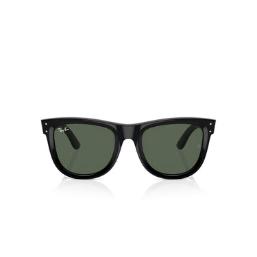 Ray-Ban Wayfarer Reverse Black W/ Dark Green Sunglasses