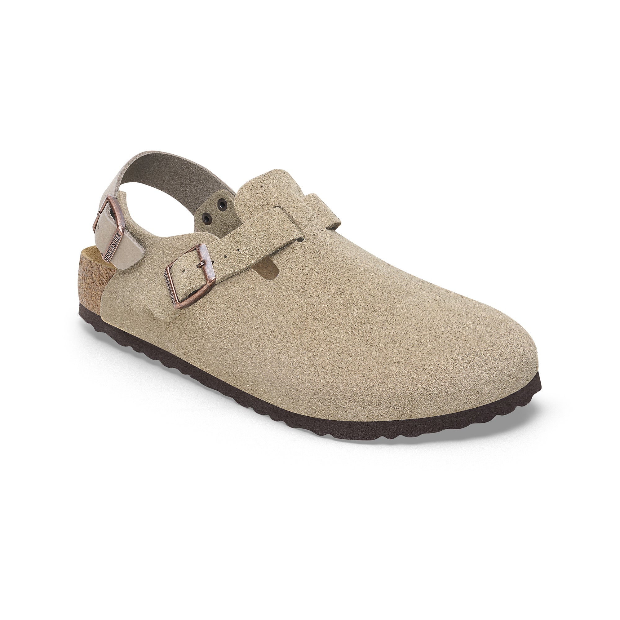 Birkenstock Mens Tokio Taupe Suede Sandals