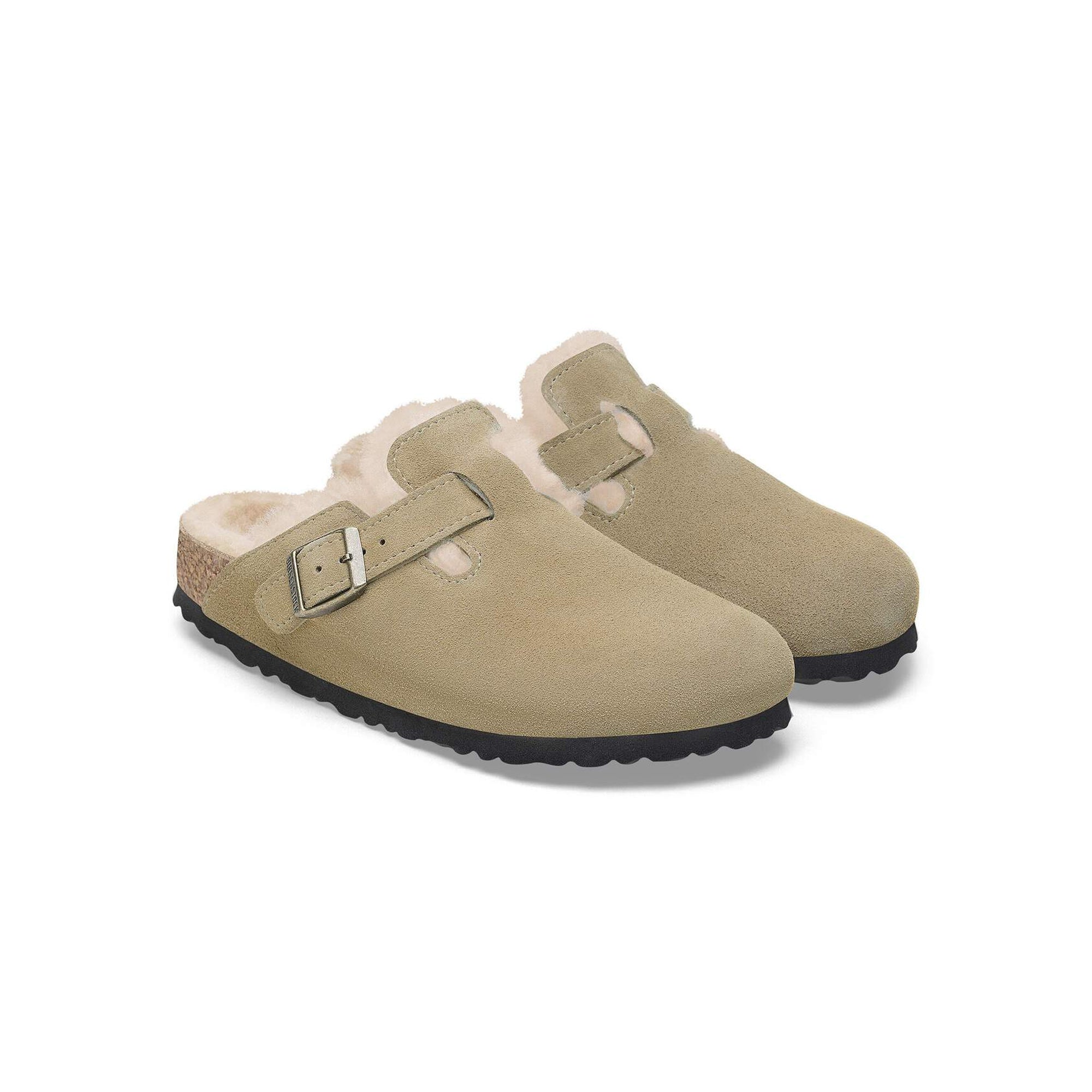 Birkenstock Mens Boston Shearling Sandals
