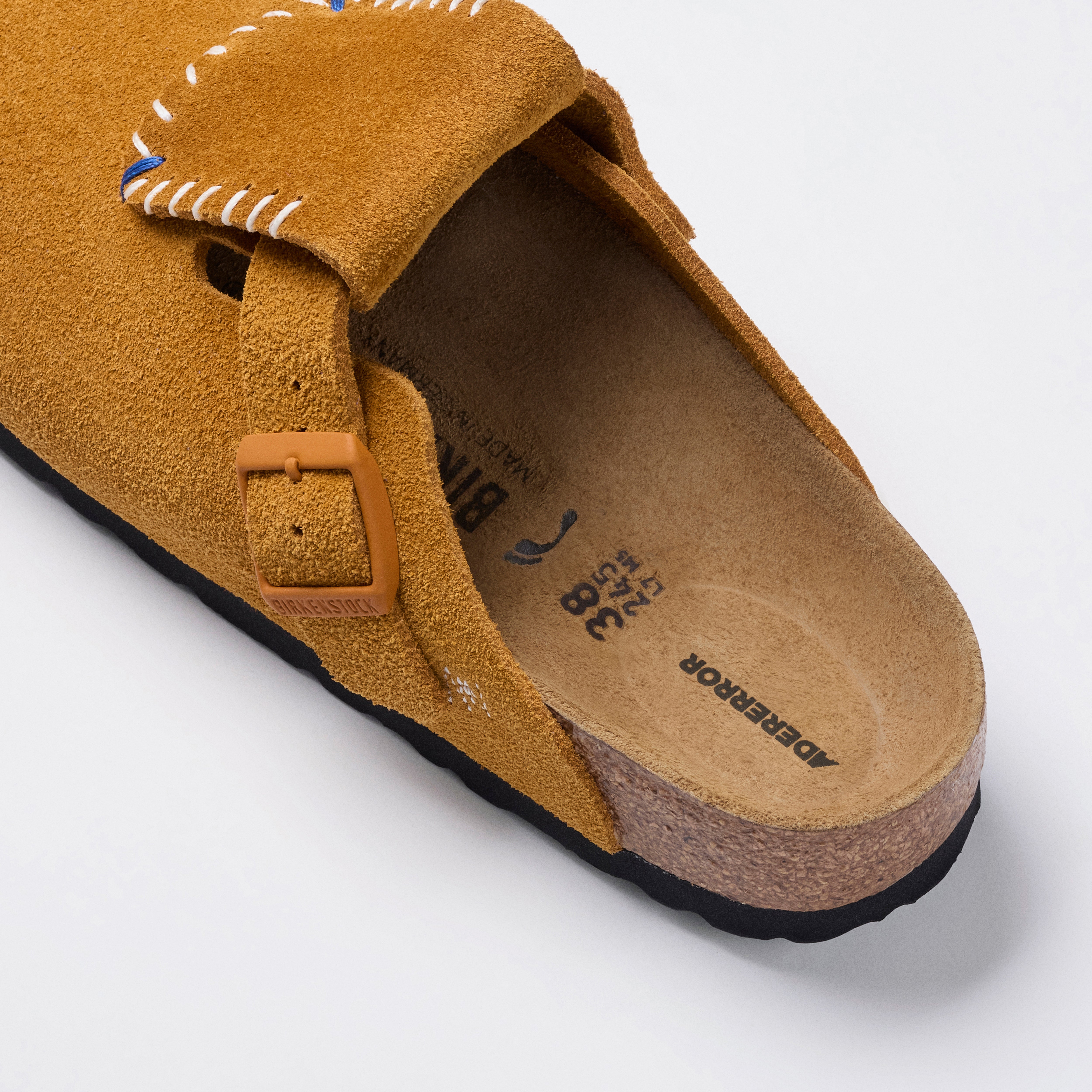 Birkenstock x Ader Error Mens Boston Flap LEVEL Sandal – Extra Butter