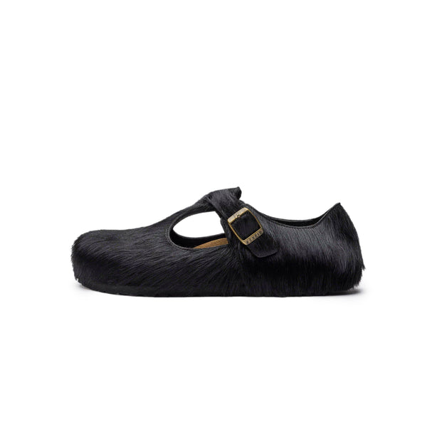 Birkenstock x SFTM Womens Paris The Rebel Fur Sandals – Extra Butter