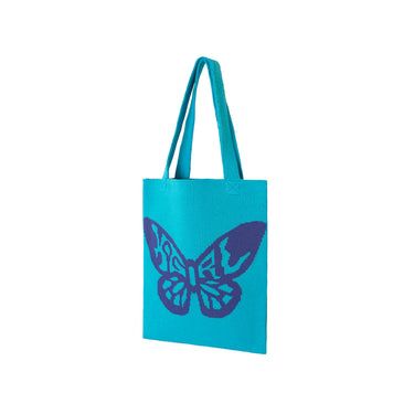 X-Girl Womens Butterfly Knit Tote Bag