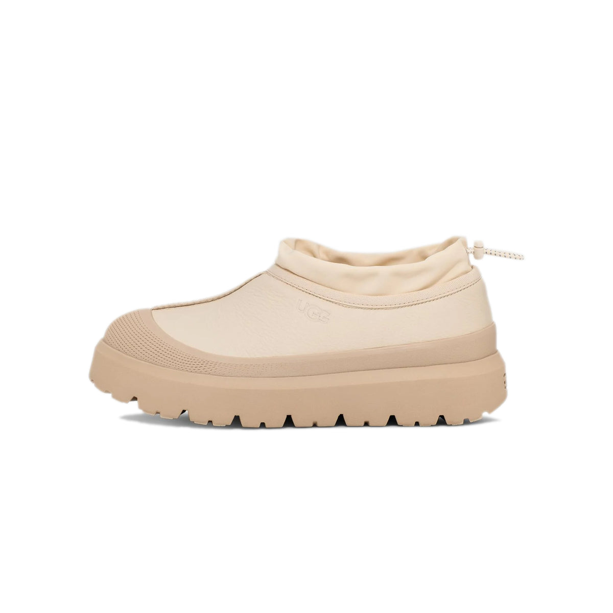 UGG Men’s Tasman LTA Cream and Gray Quilted Boots UGG DUNE SLIP-ON LTA POLYESTER SHEEPWOOL SLIPPERS SHOES, MEN  main image 4