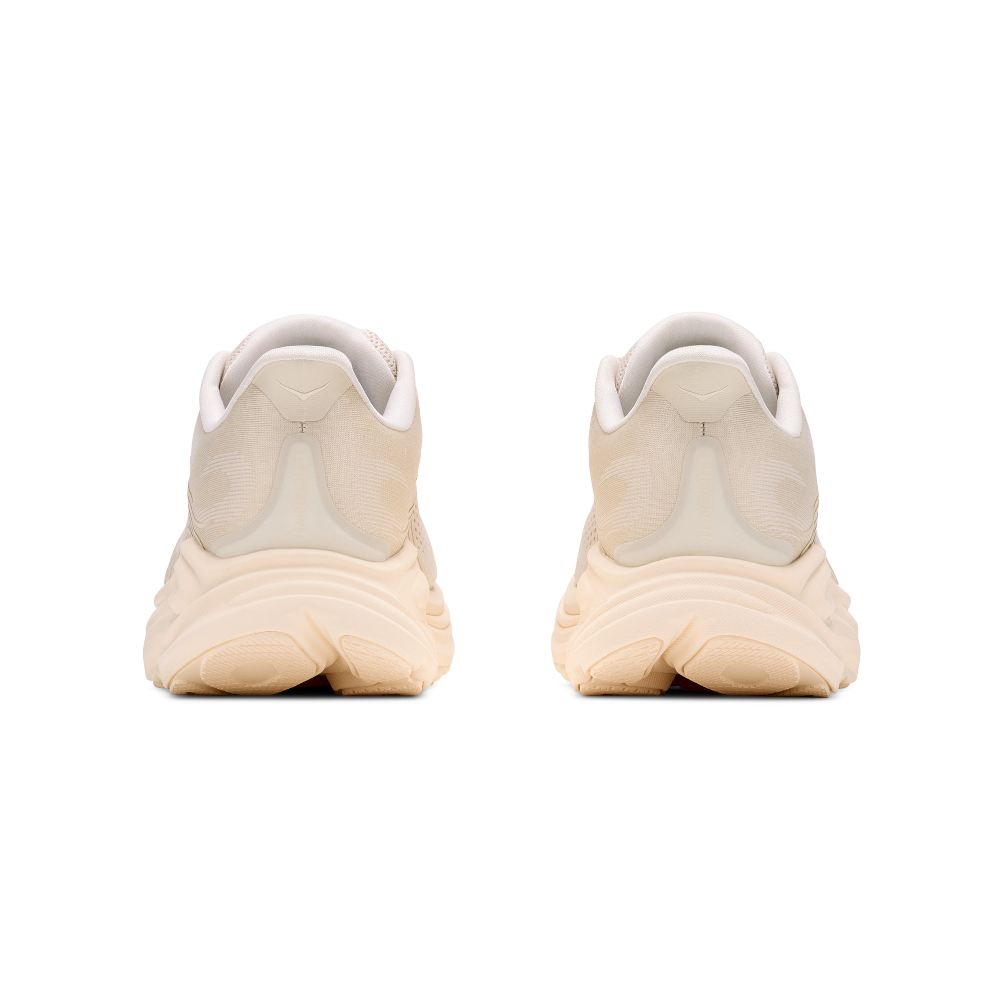 Tan sneaker on a white background