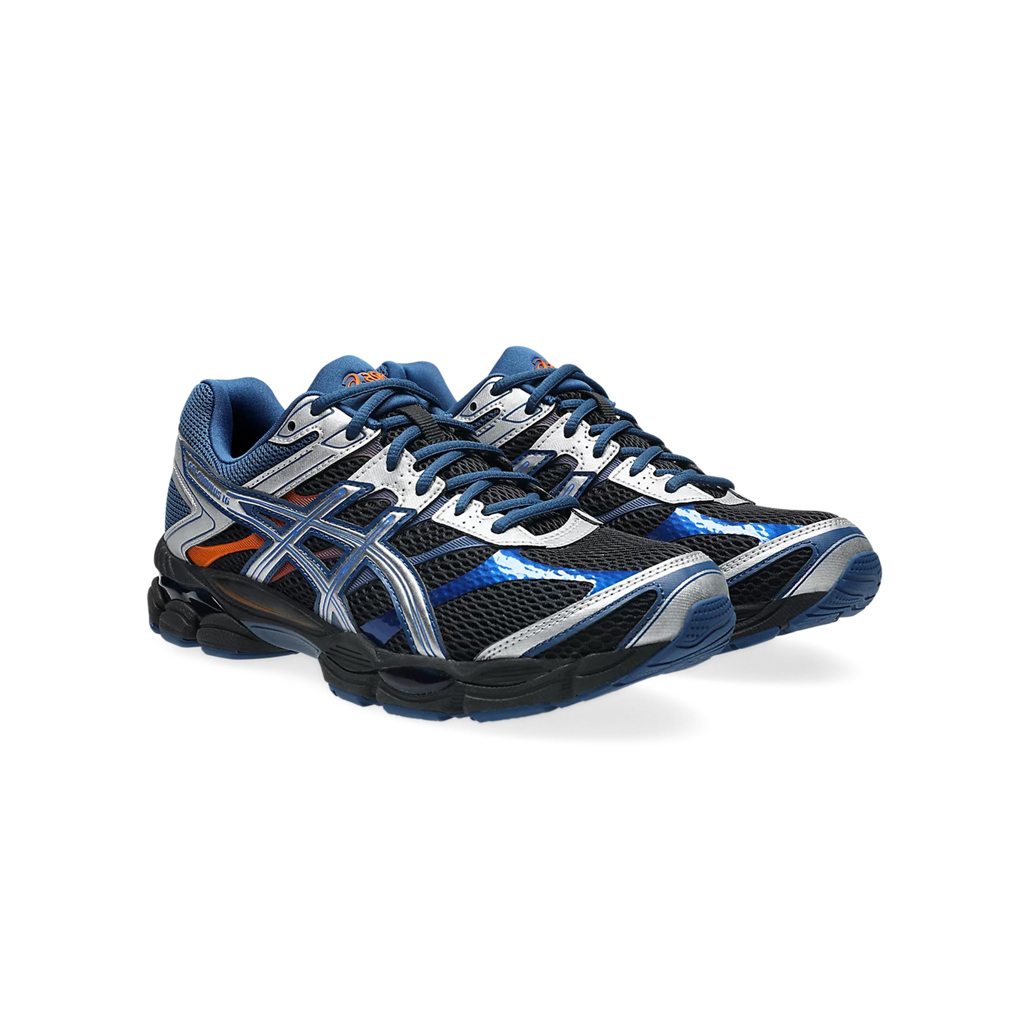 Black/Illusion Blue Sneakers on a white background