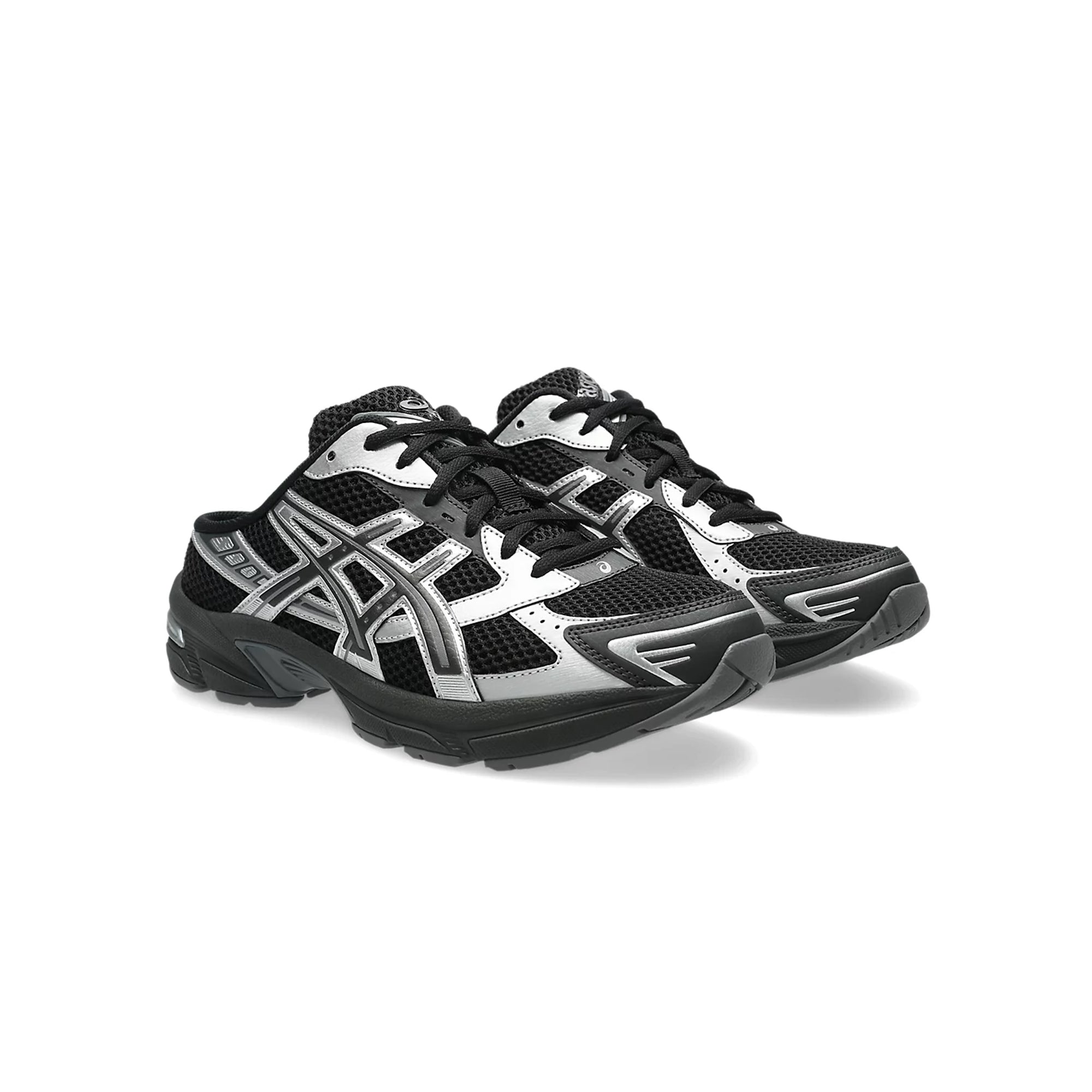 Black and Graphite Grey Sneakers on a white background