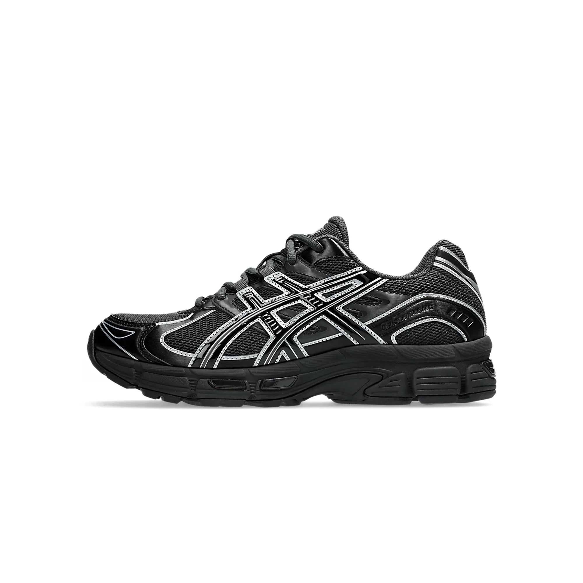 Graphite Grey/Black Sneakers on a white background