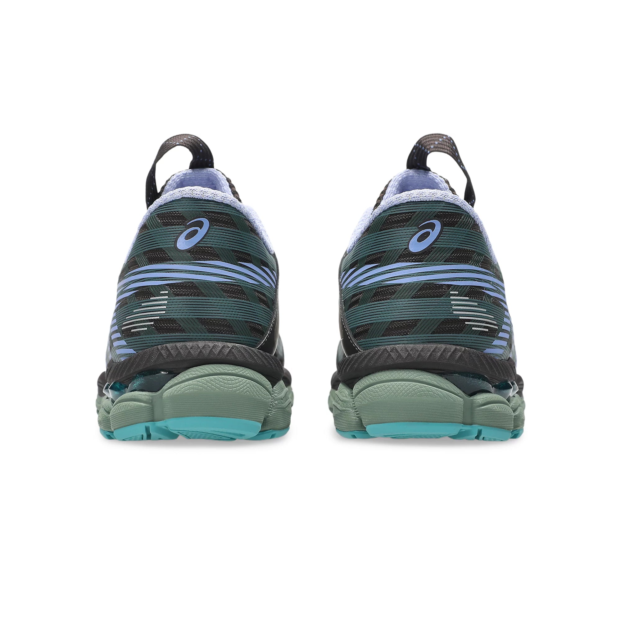 Roasted Coffee/Periwinkle Blue Sneakers on a white background