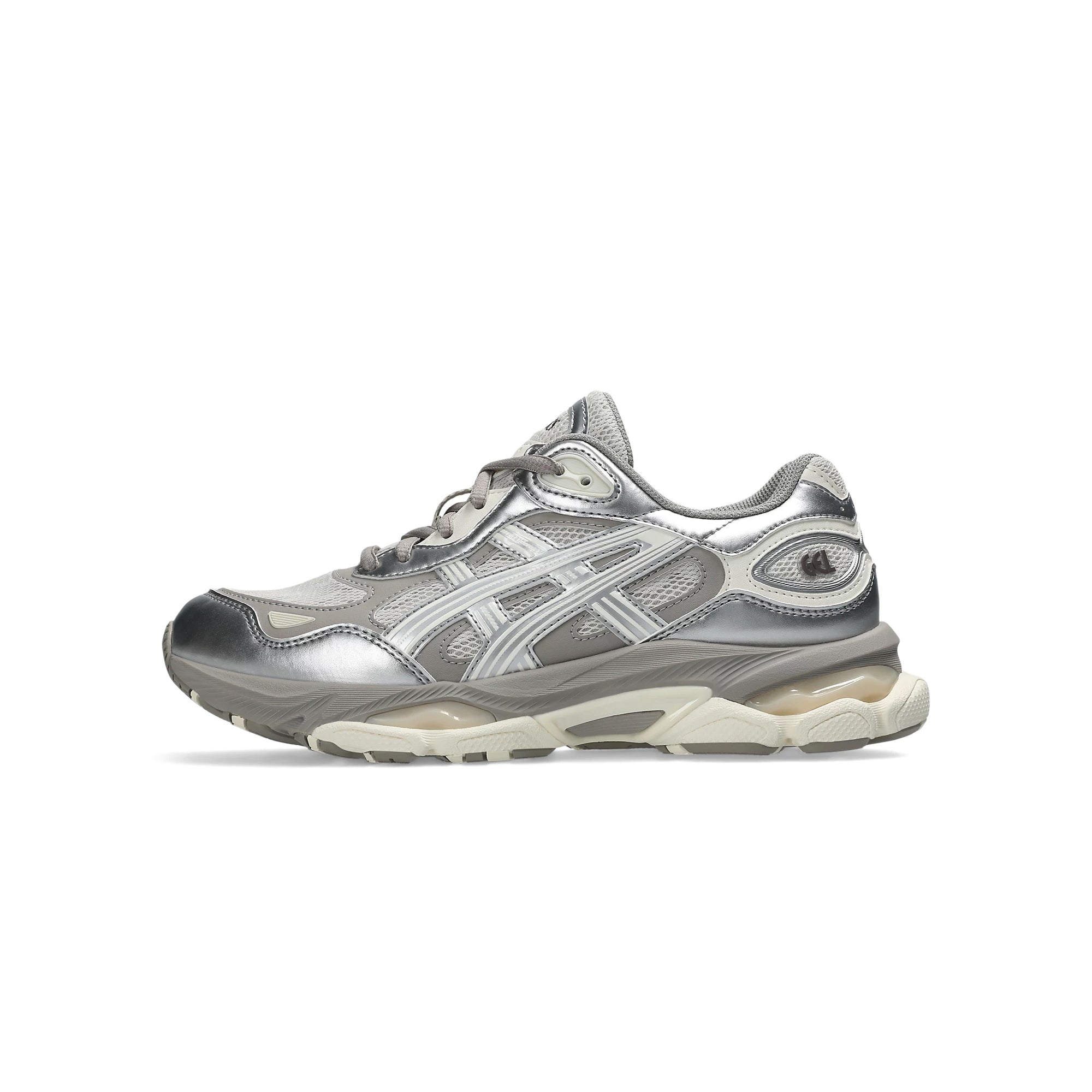 Smoke Grey/Pure Silver Sneakers on a white background