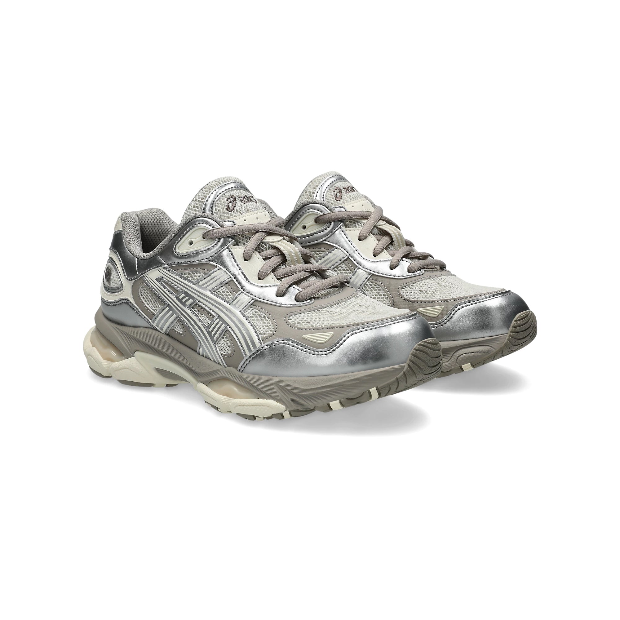 Smoke Grey/Pure Silver Sneakers on a white background