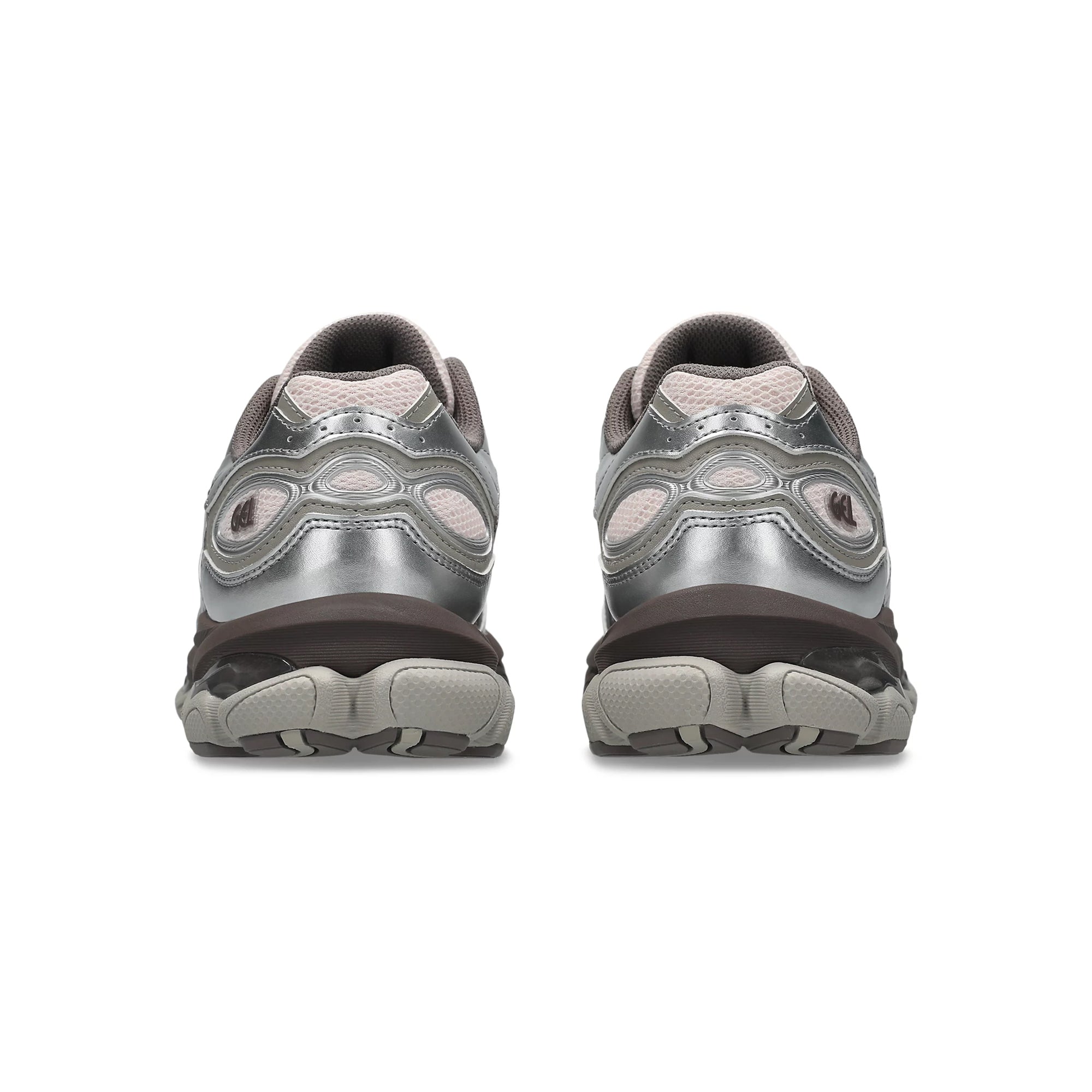 Pink Cloud/Pure Silver Sneakers on a white background