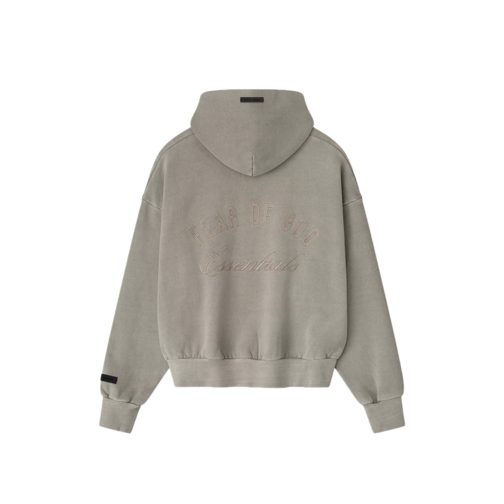 Fear of God ESSENTIALS Mens Classic Full Zip Hoodie – Extra Butter