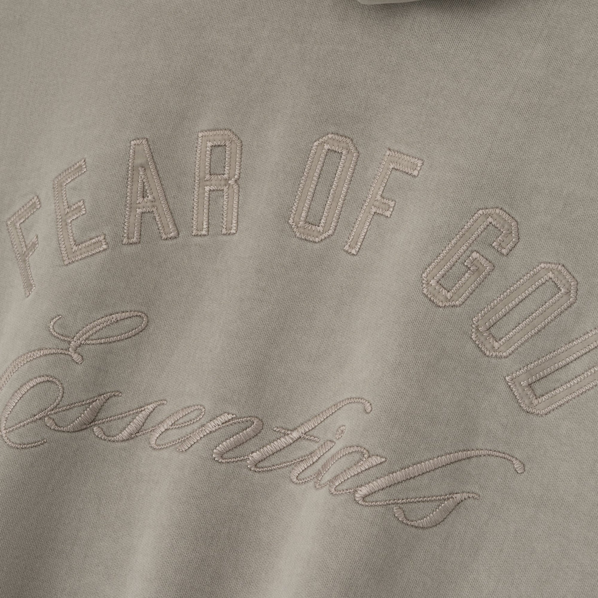 Fear of God ESSENTIALS Mens Classic Full Zip Hoodie