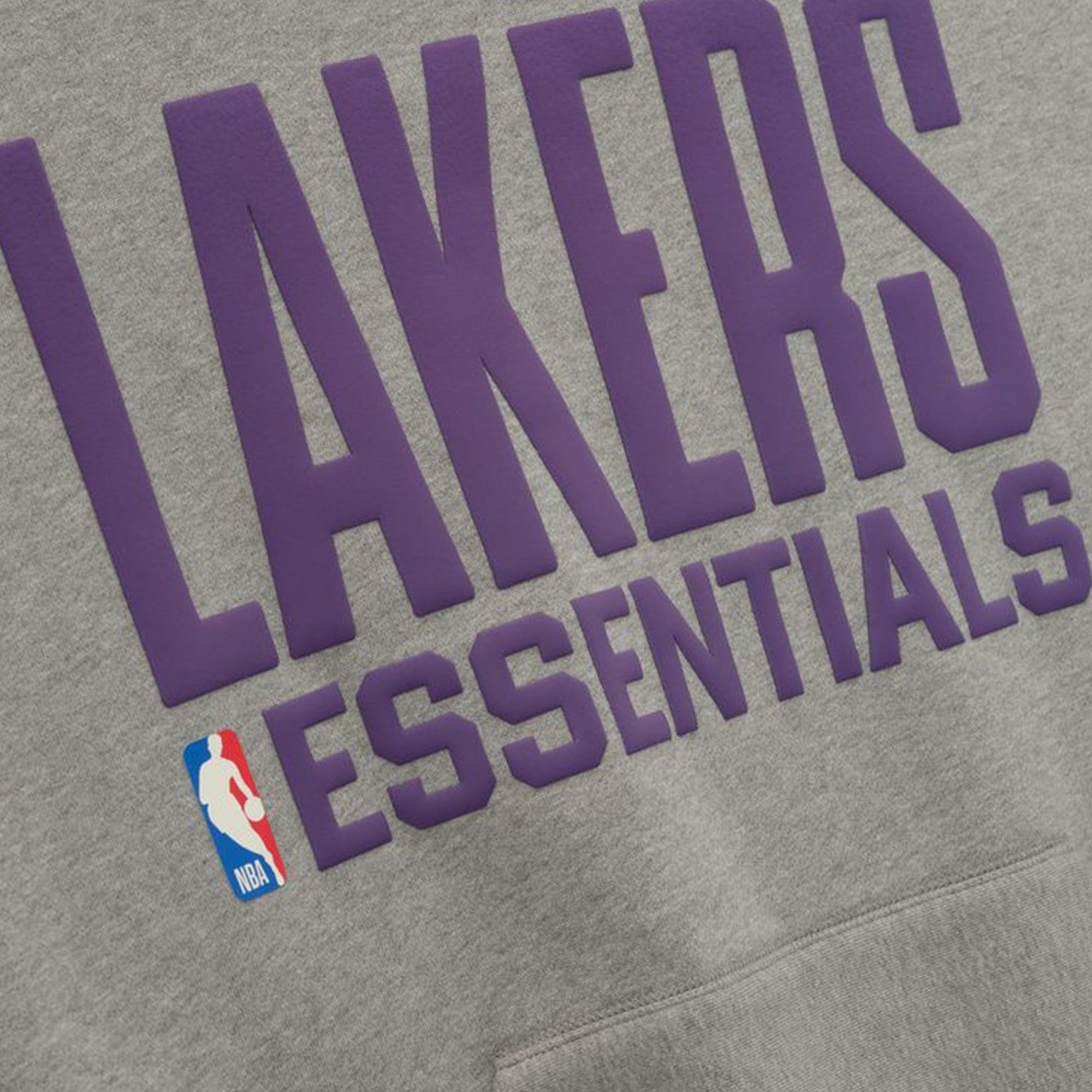 Fear of God ESSENTIALS x NBA Mens Lakers Sports Fit Crewneck