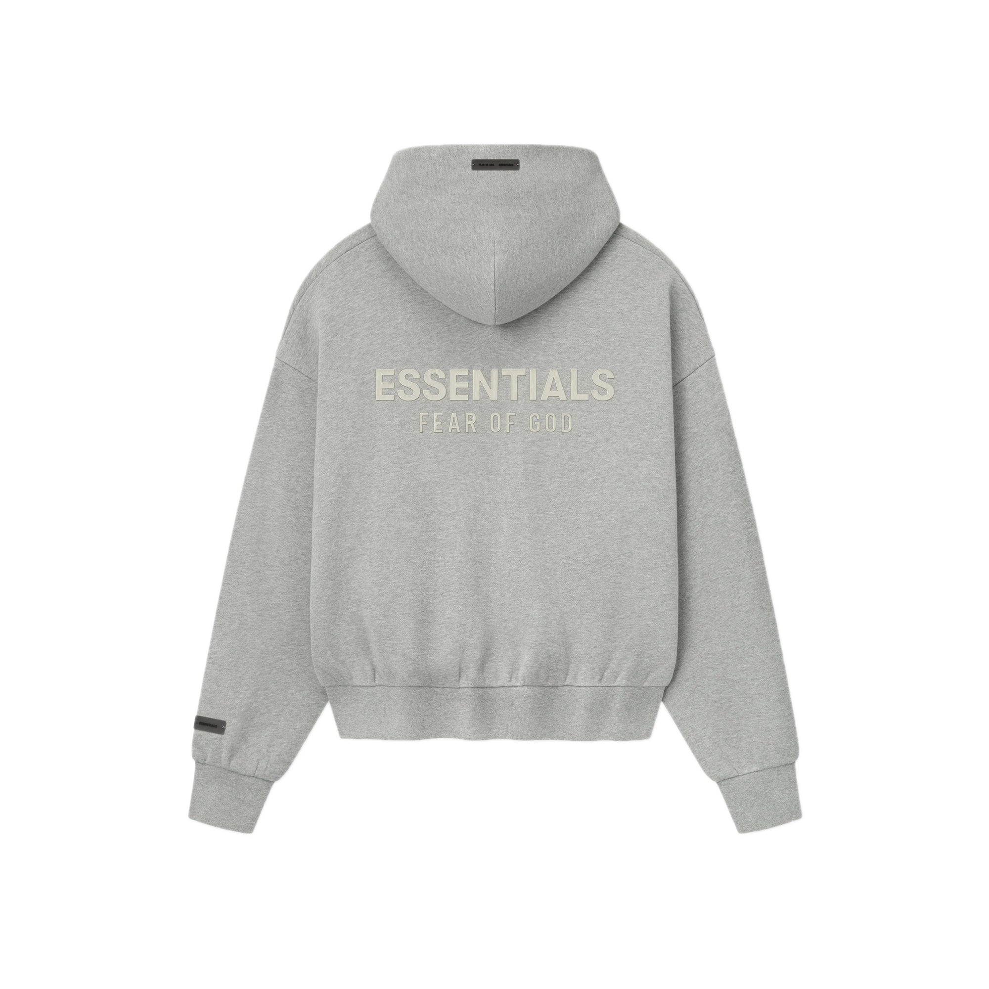 Fear of God ESSENTIALS Mens Classic Fit Fleece Zip-Up Hoodie