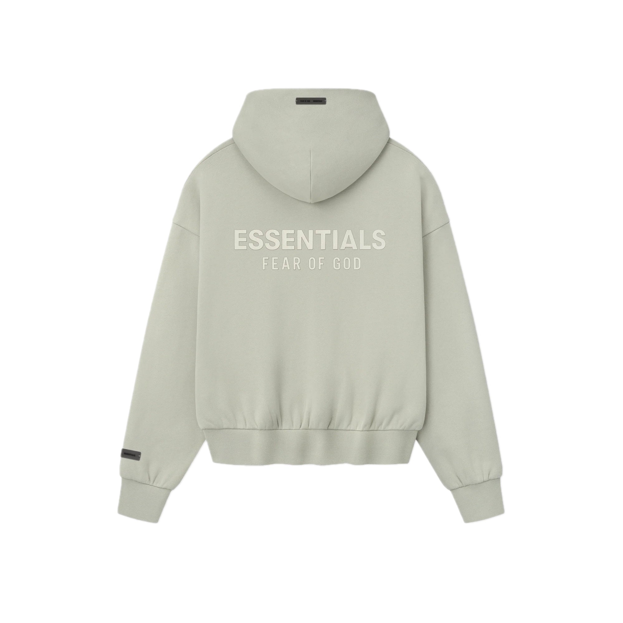 Fear of God ESSENTIALS Mens Classic Fit Fleece Zip-Up Hoodie
