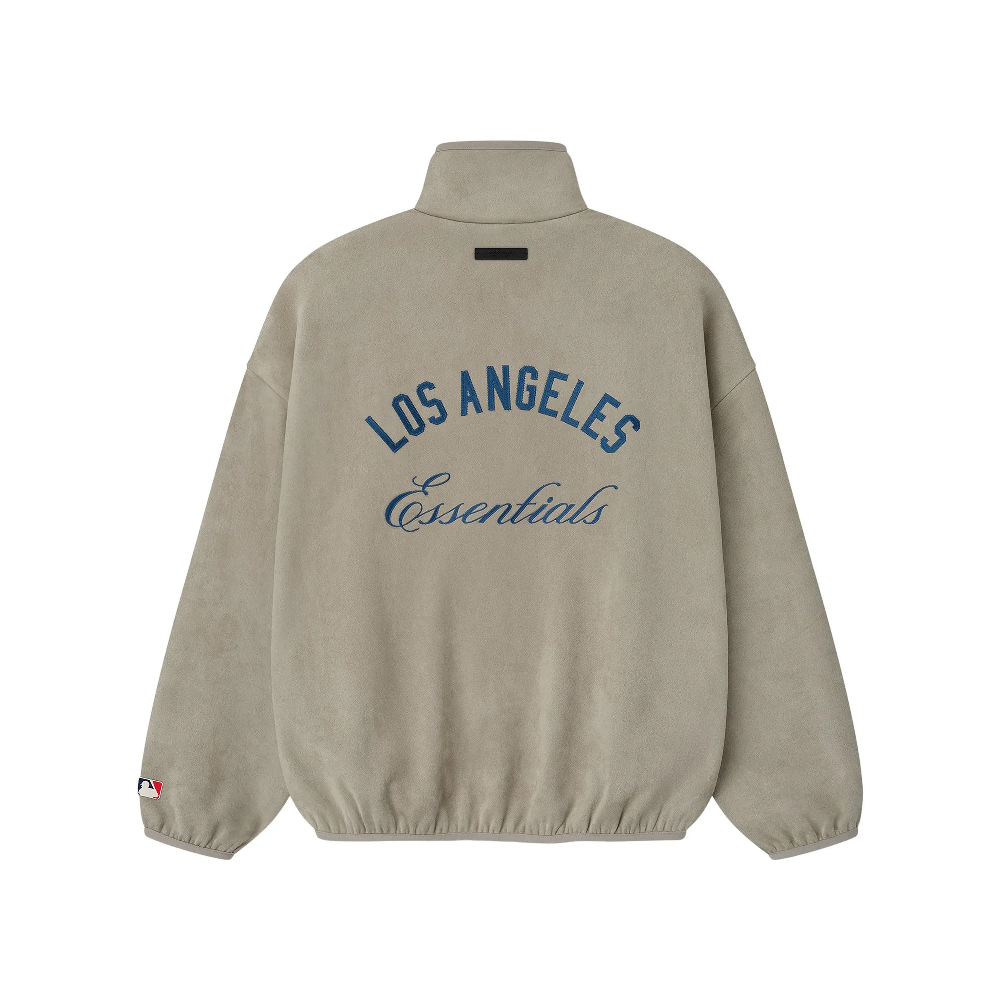 Fear of God ESSENTIALS x MLB Mens Dodgers Modern Half Zip Hoodies